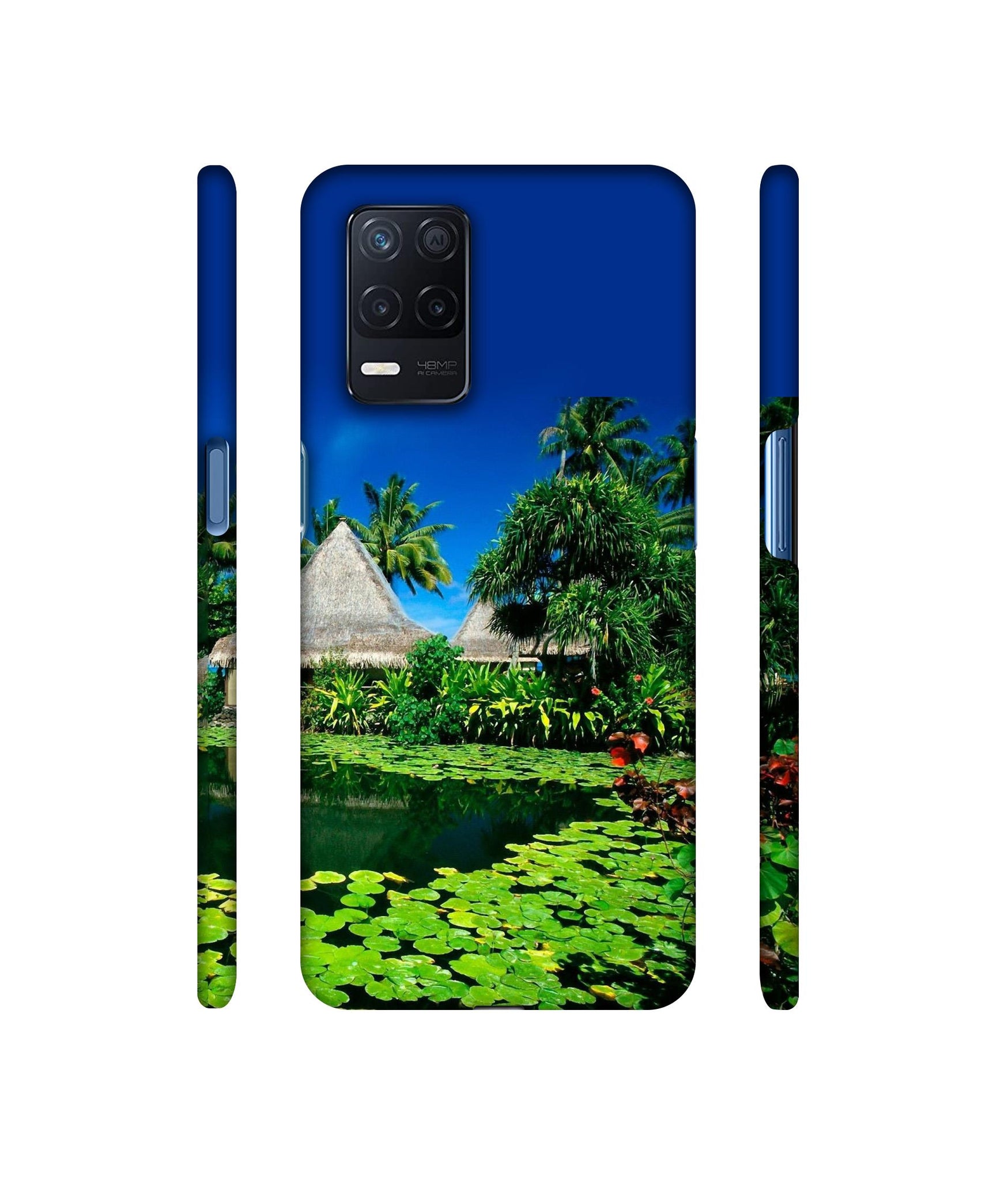 Tropics Water Designer Hard Back Cover for Realme Narzo 30 5G