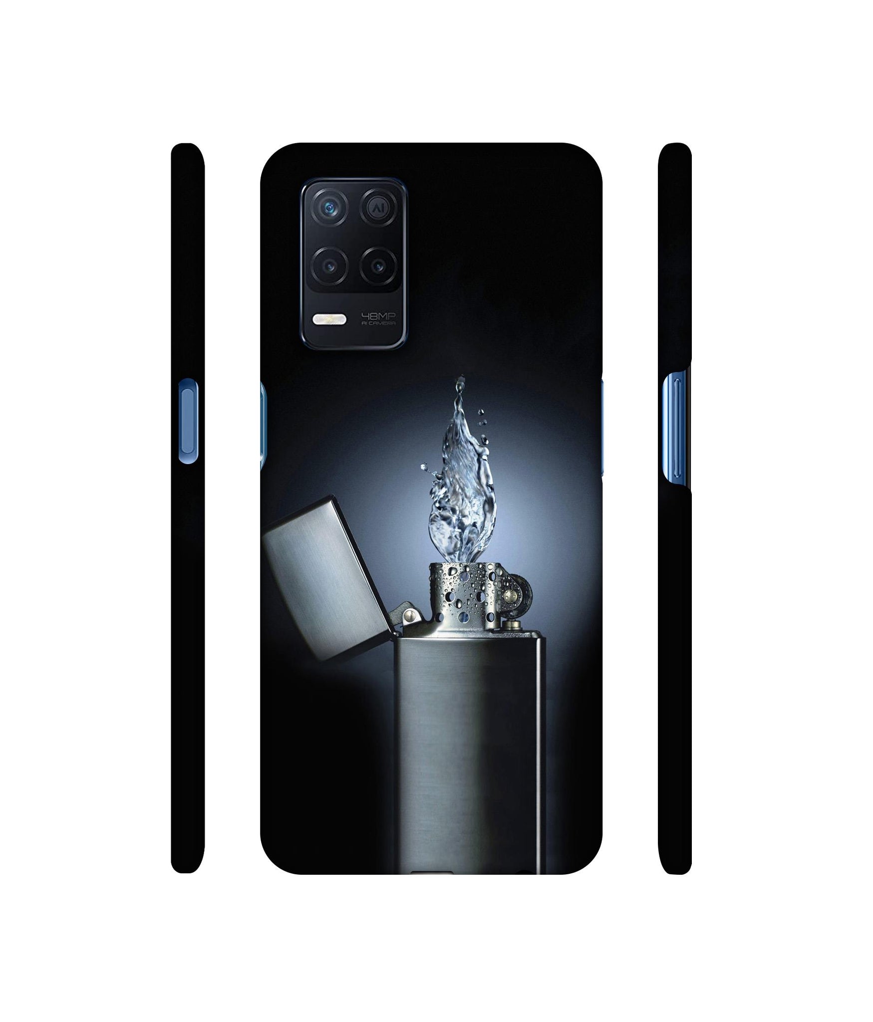 Water Lighter Designer Hard Back Cover for Realme Narzo 30 5G