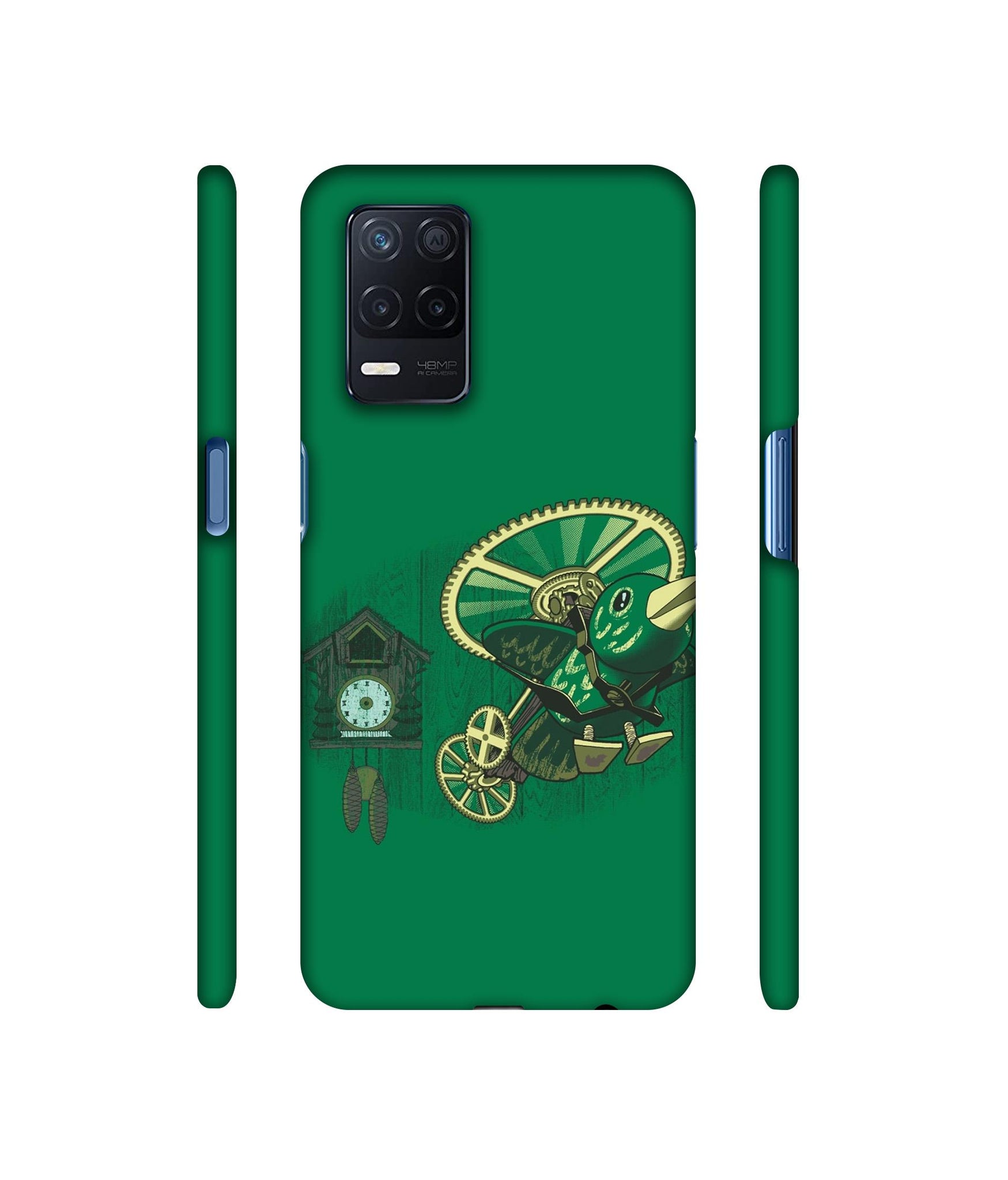 Clock Bird Designer Hard Back Cover for Realme Narzo 30 5G