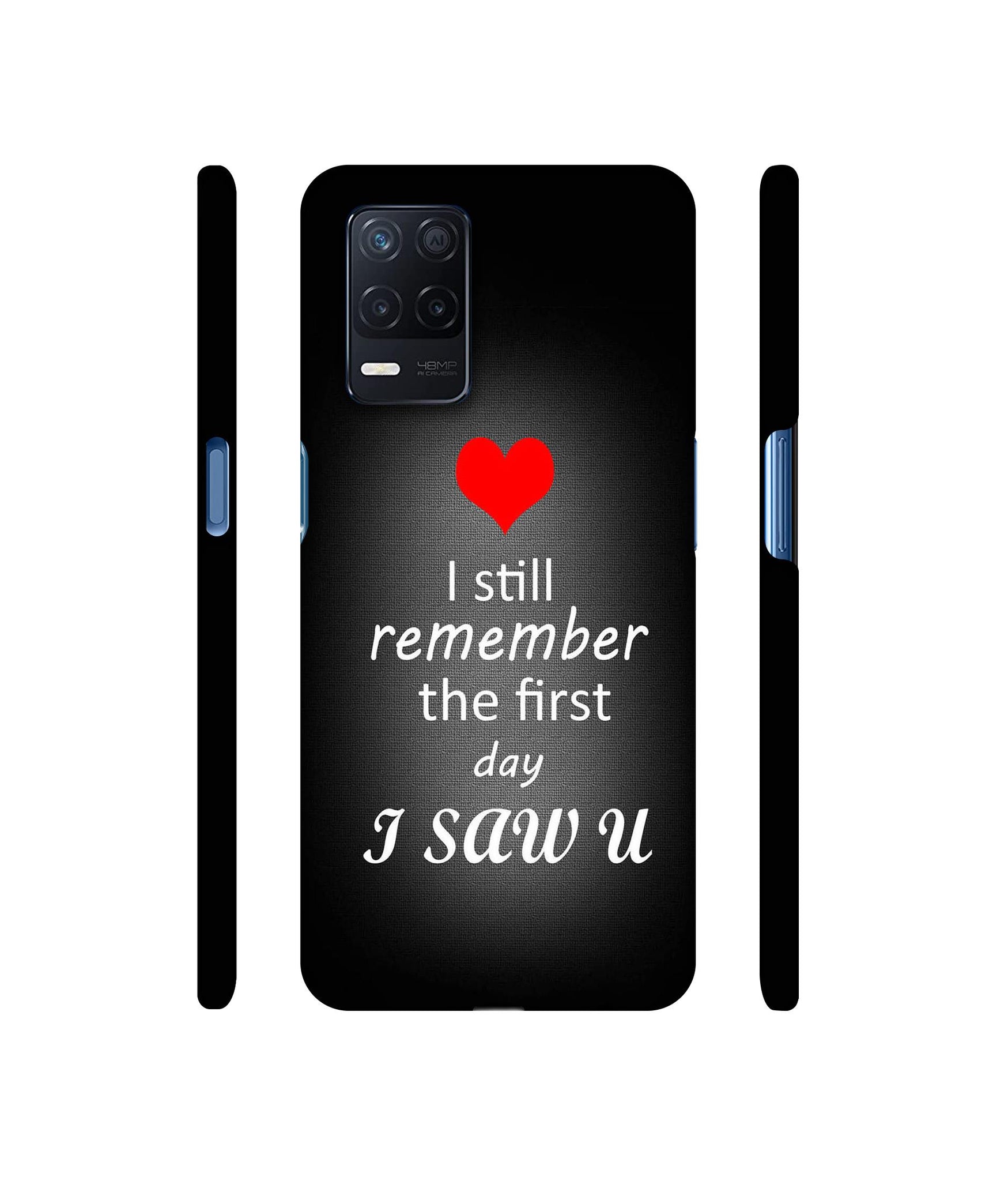 I Saw You Heart Designer Hard Back Cover for Realme Narzo 30 5G