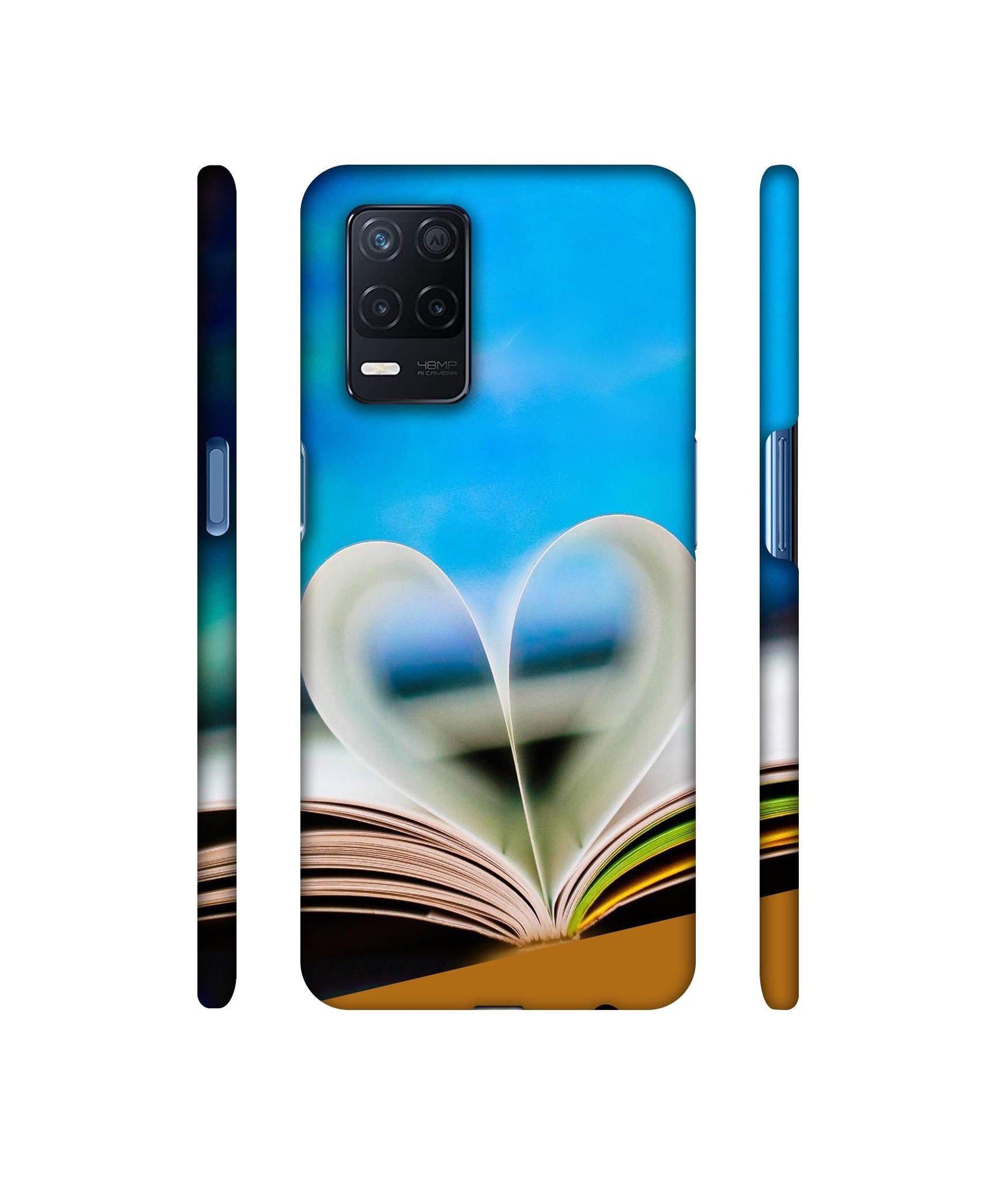 Love Book Designer Hard Back Cover for Realme Narzo 30 5G