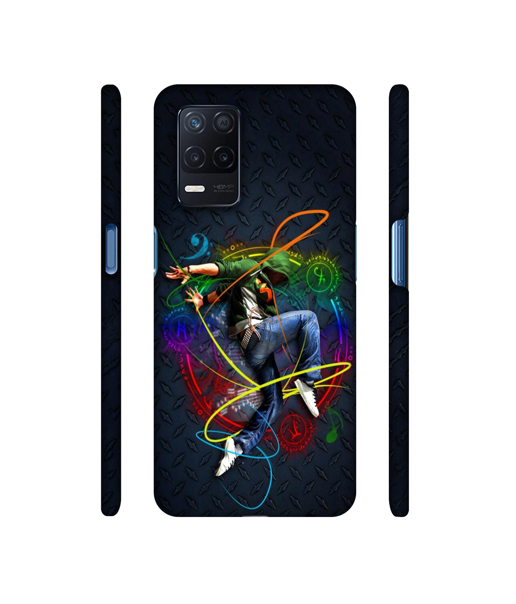 Boy With Music Designer Hard Back Cover for Realme Narzo 30 5G