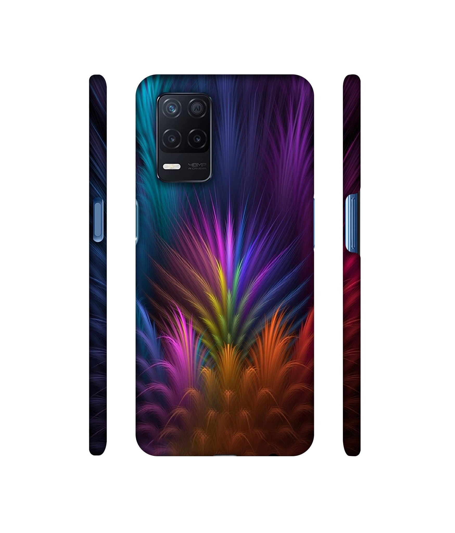 Multicoloured Designer Hard Back Cover for Realme Narzo 30 5G