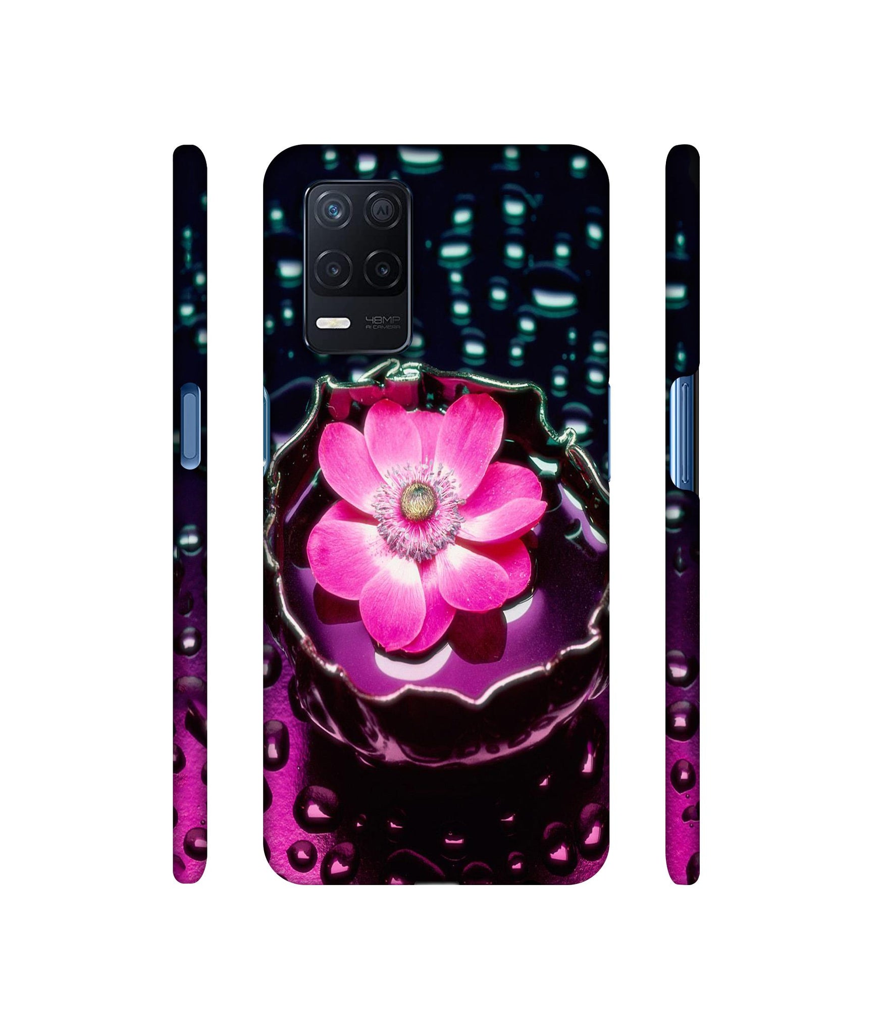 Flower in Water Designer Hard Back Cover for Realme Narzo 30 5G