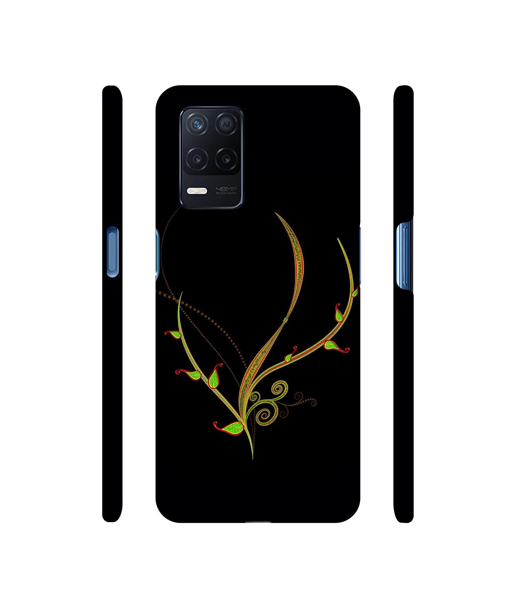 Yellow Pattern Designer Hard Back Cover for Realme Narzo 30 5G