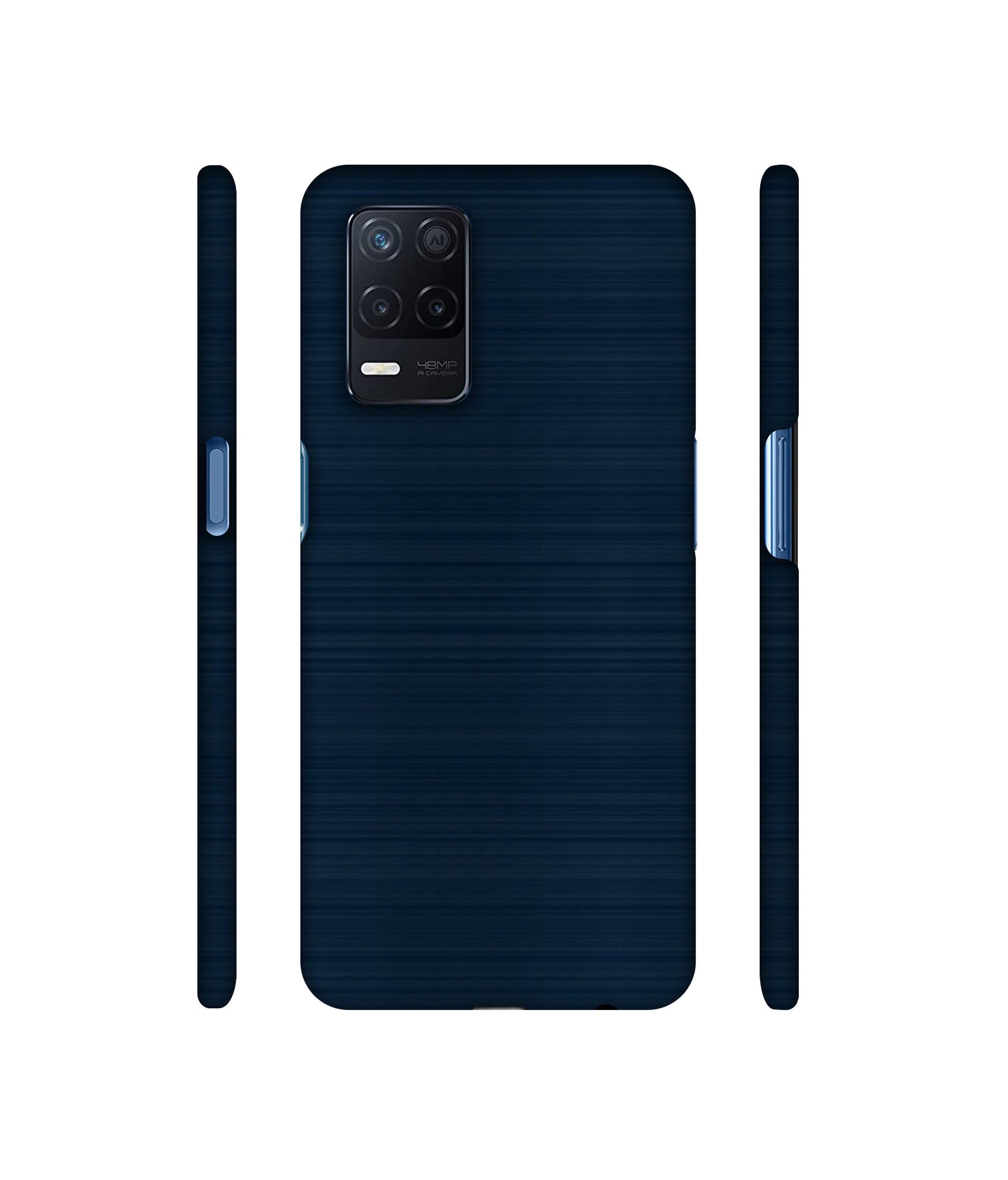 Blue Line Designer Hard Back Cover for Realme Narzo 30 5G