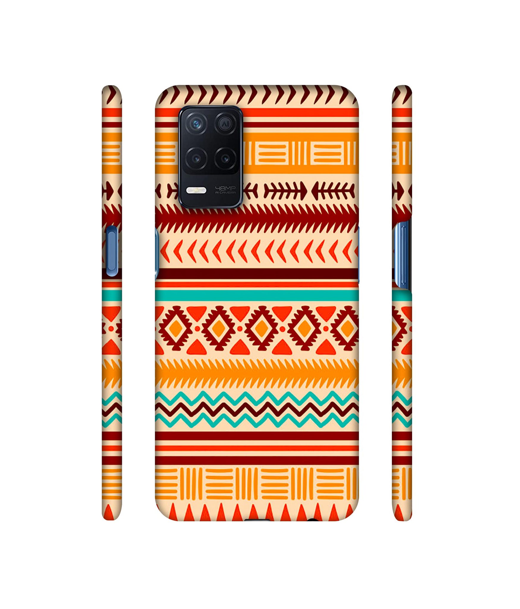 Marathi Rangoli Art Designer Hard Back Cover for Realme Narzo 30 5G
