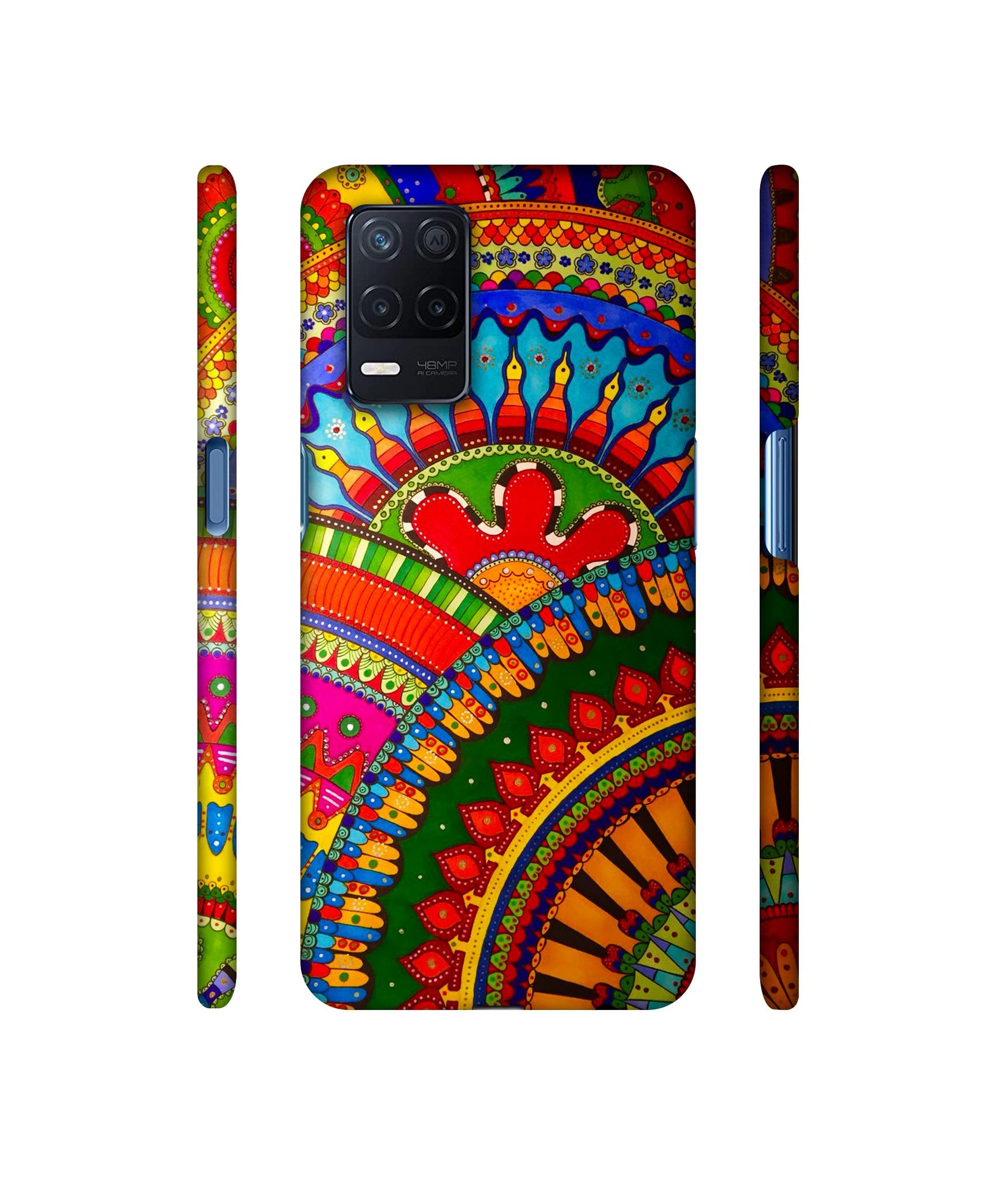 Rajasthani Rangoli Art Designer Hard Back Cover for Realme Narzo 30 5G