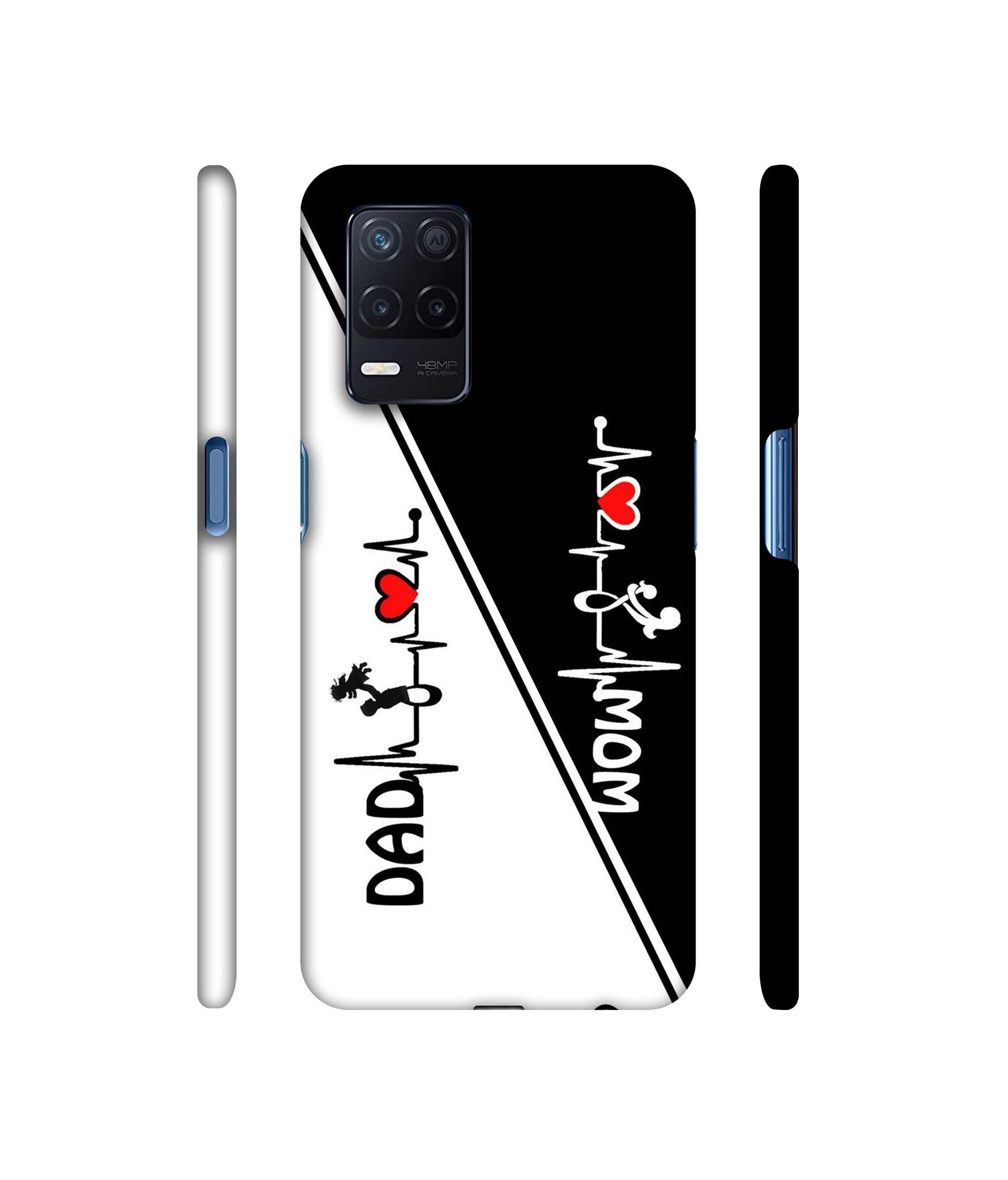 Mom and Dad Lover Designer Hard Back Cover for Realme Narzo 30 5G