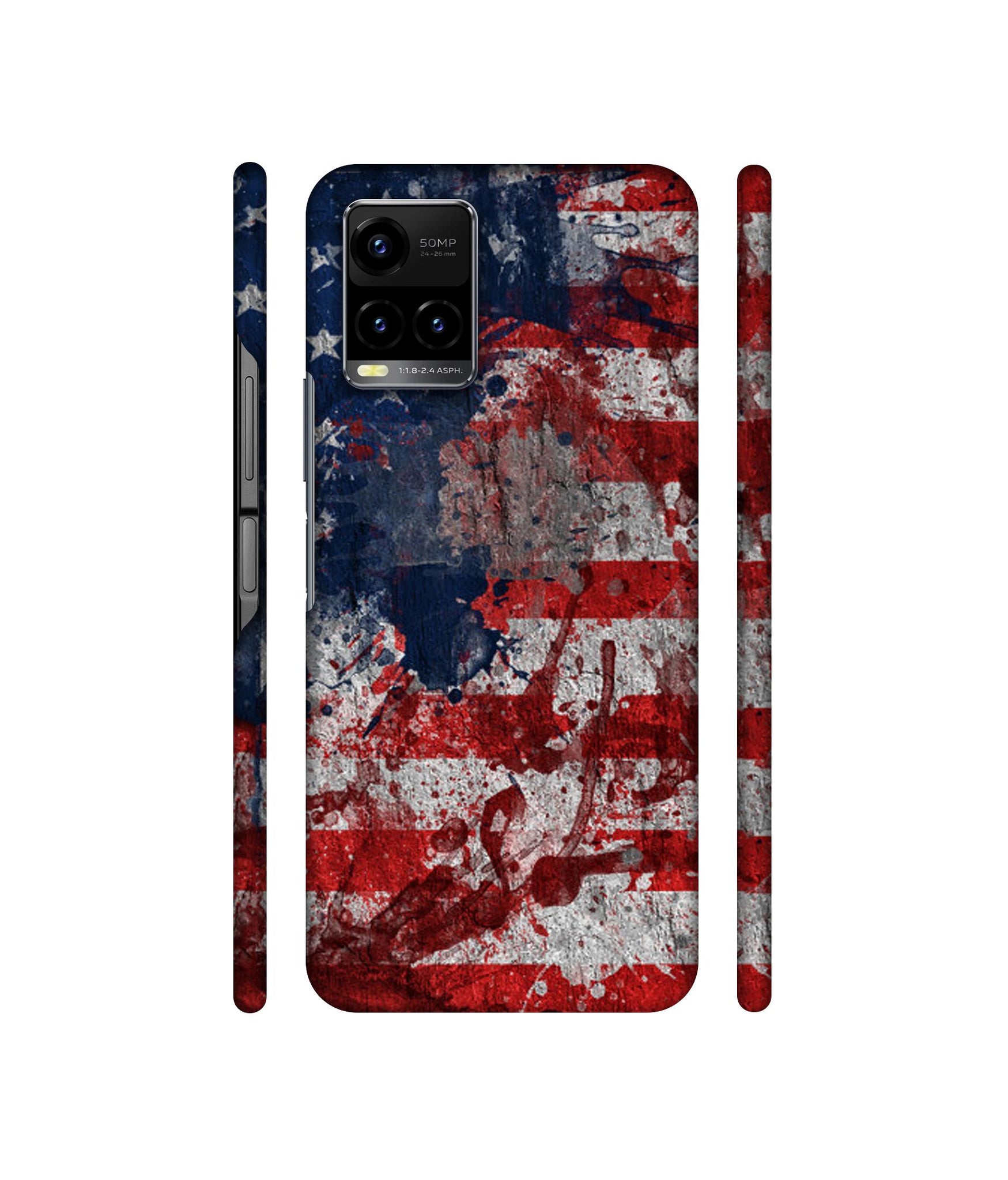 Painting American Designer Hard Back Cover for Vivo Y33s 4G