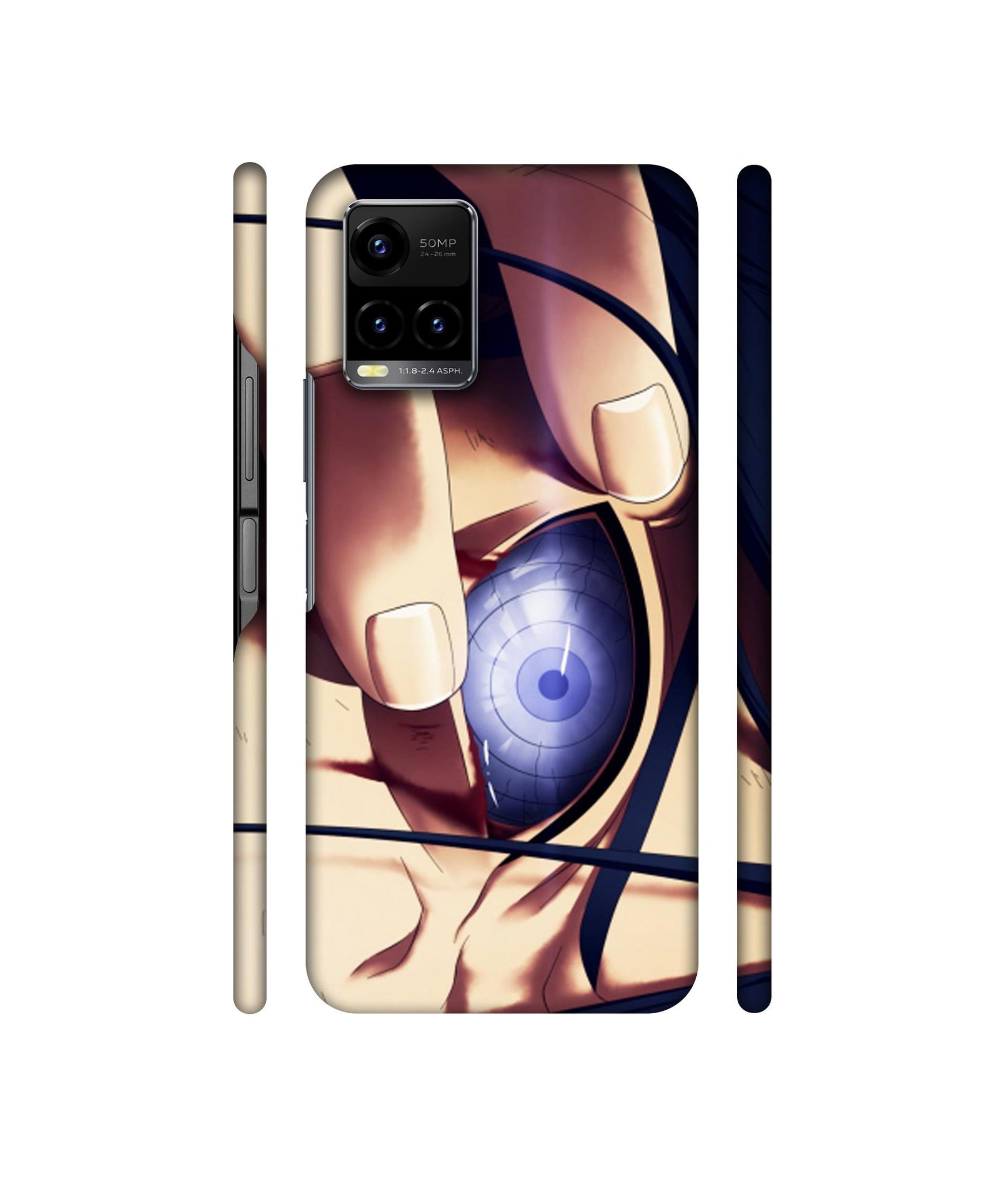 Anime Naruto Eye Designer Hard Back Cover for Vivo Y33s 4G