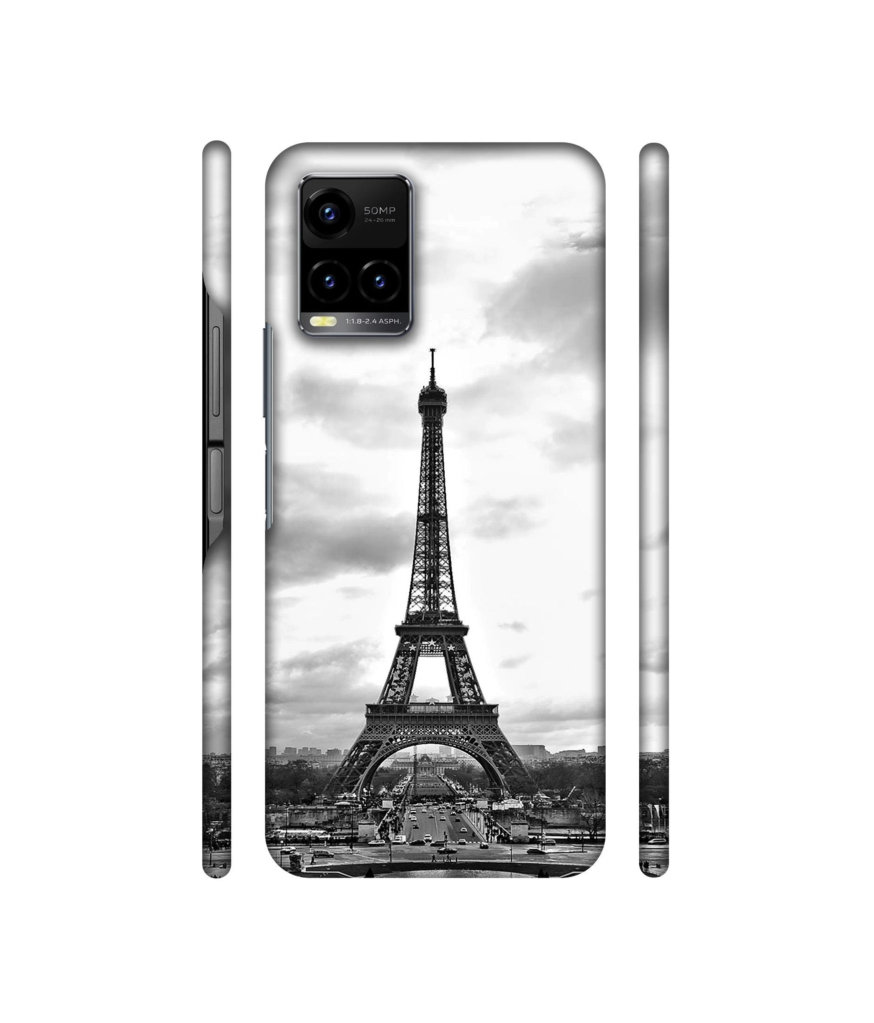 Eiffel Tower Designer Hard Back Cover for Vivo Y33s 4G