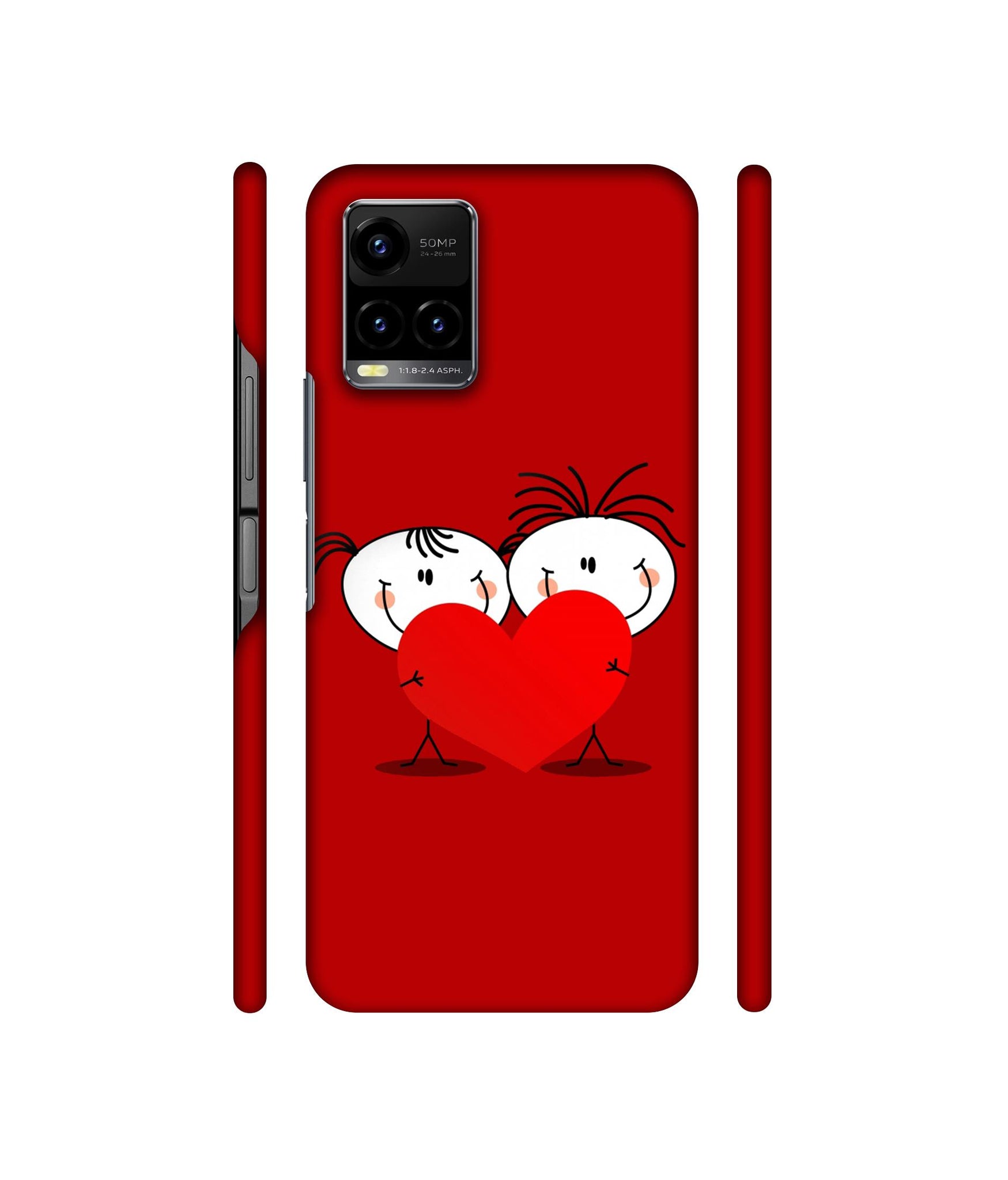 Valentines Day Designer Hard Back Cover for Vivo Y33s 4G