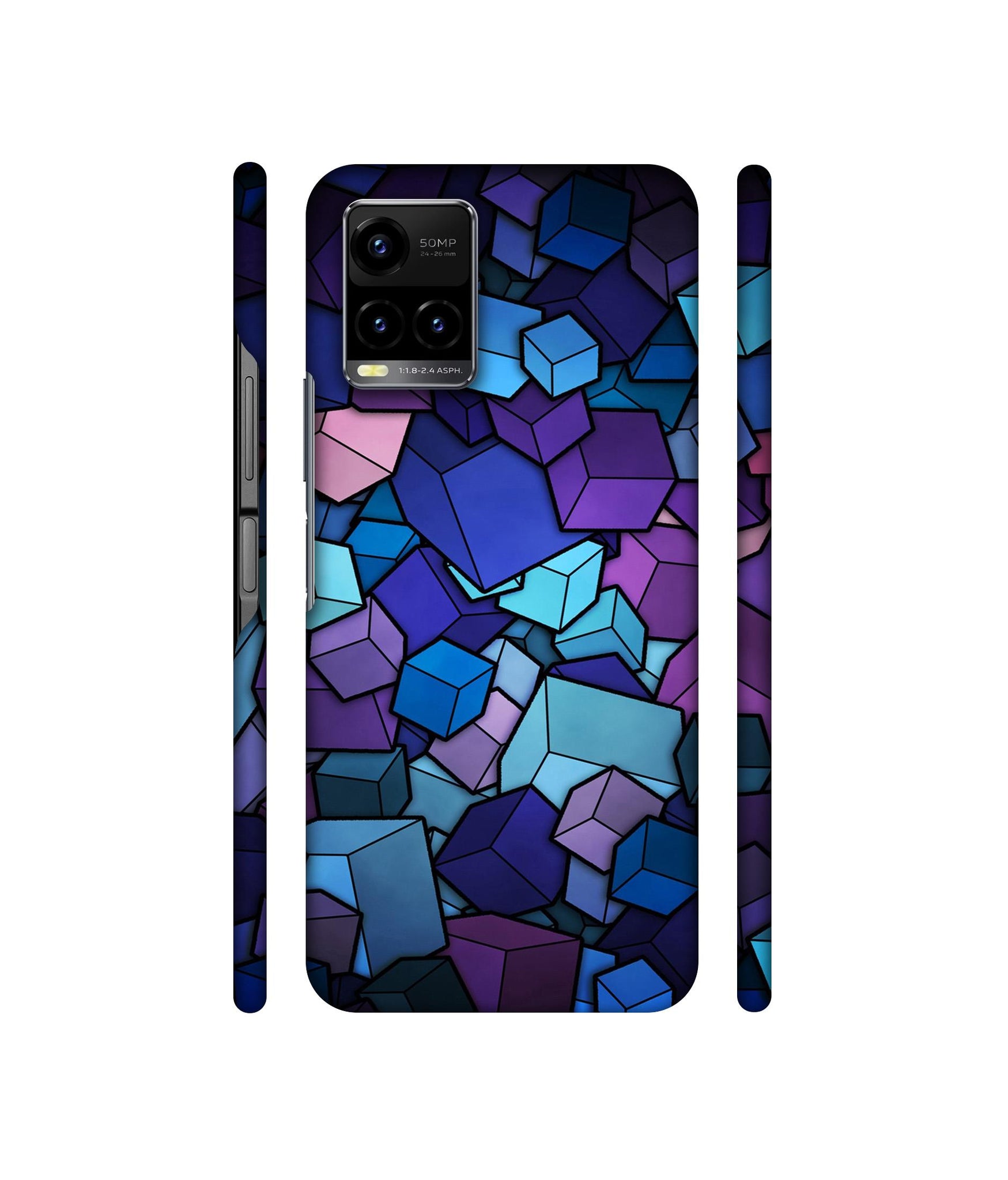 Color Box Designer Hard Back Cover for Vivo Y33s 4G