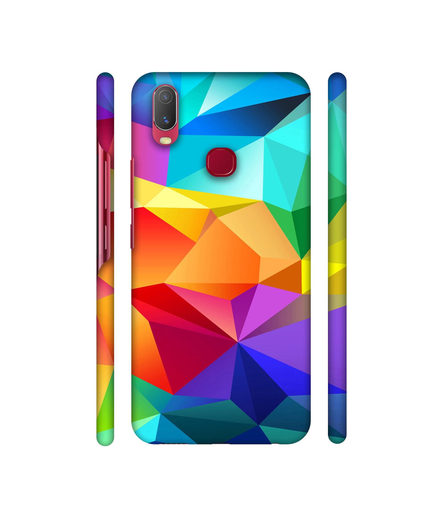 Colorful Pattern Designer Hard Back Cover for Vivo Y11 4G