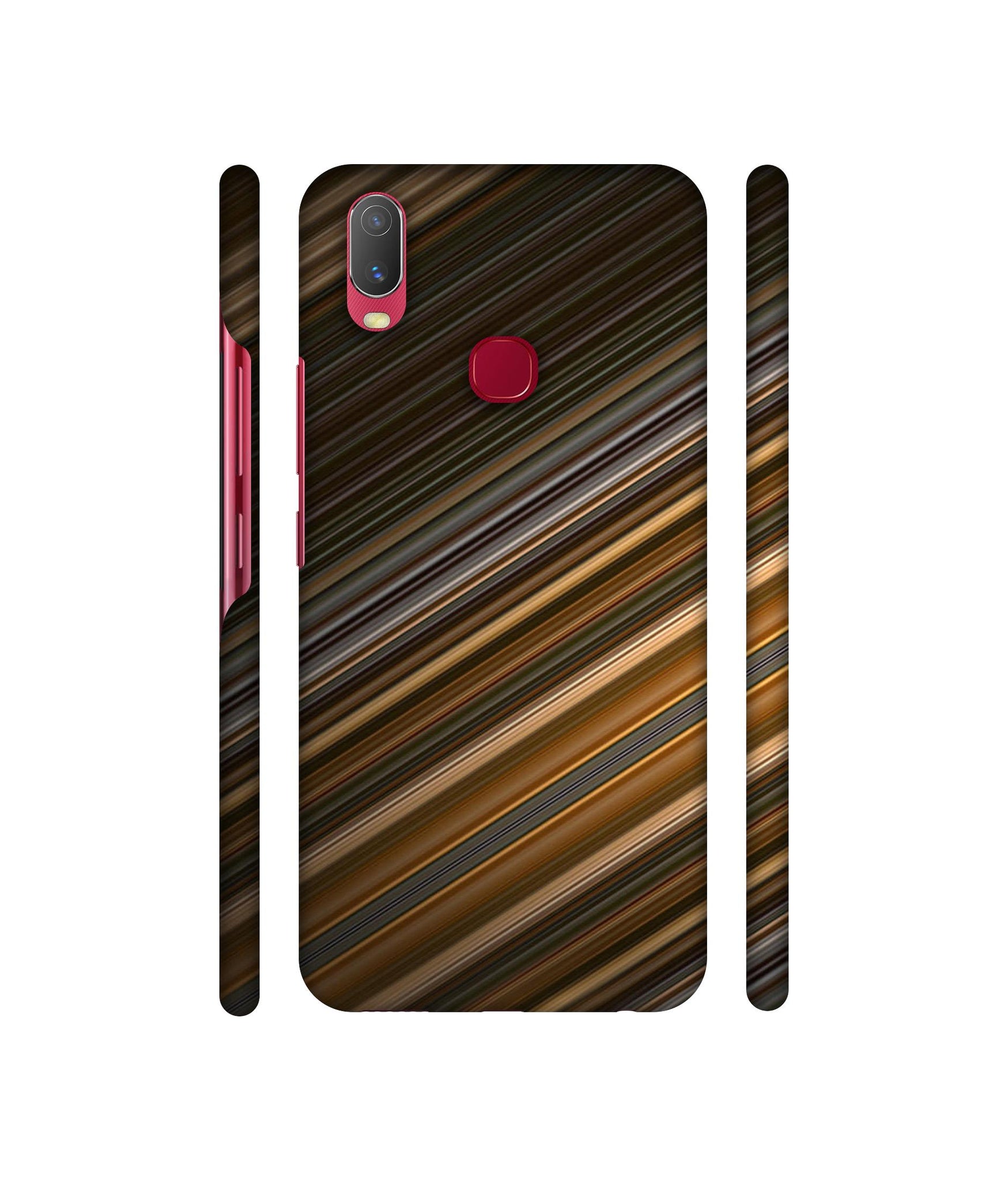 Stripes Designer Hard Back Cover for Vivo Y11 4G