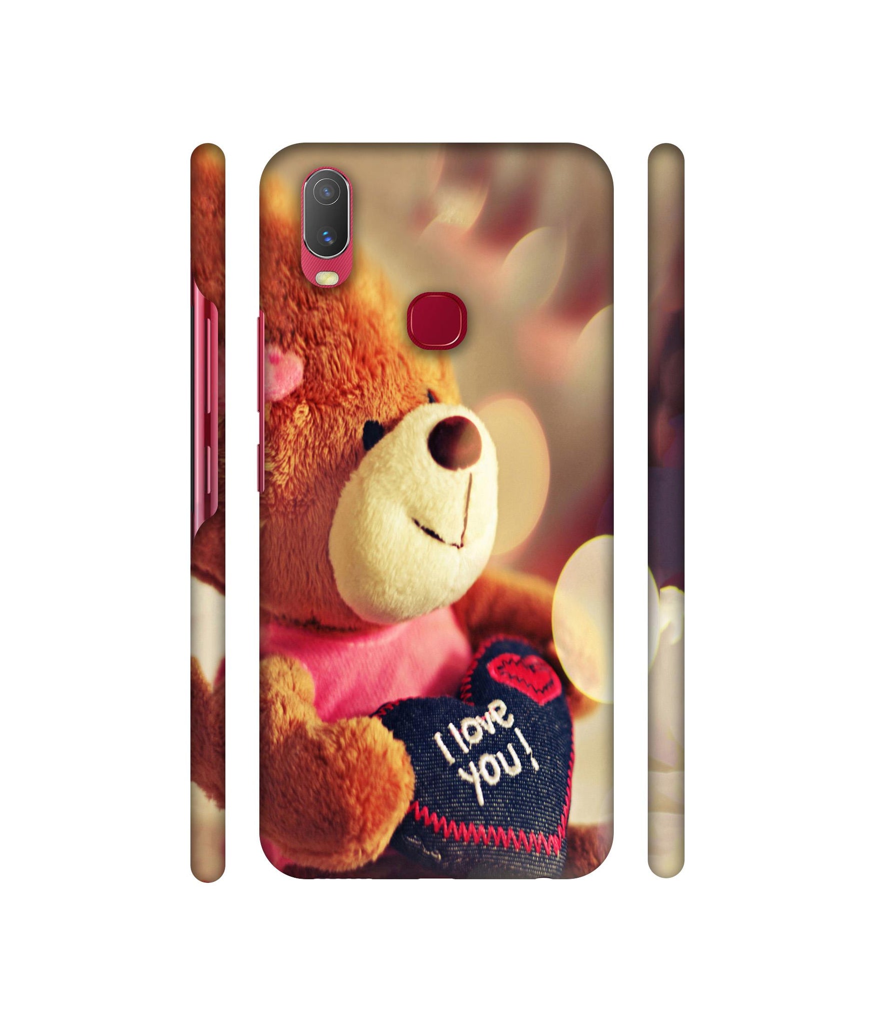 Teddy Bear Designer Hard Back Cover for Vivo Y11 4G