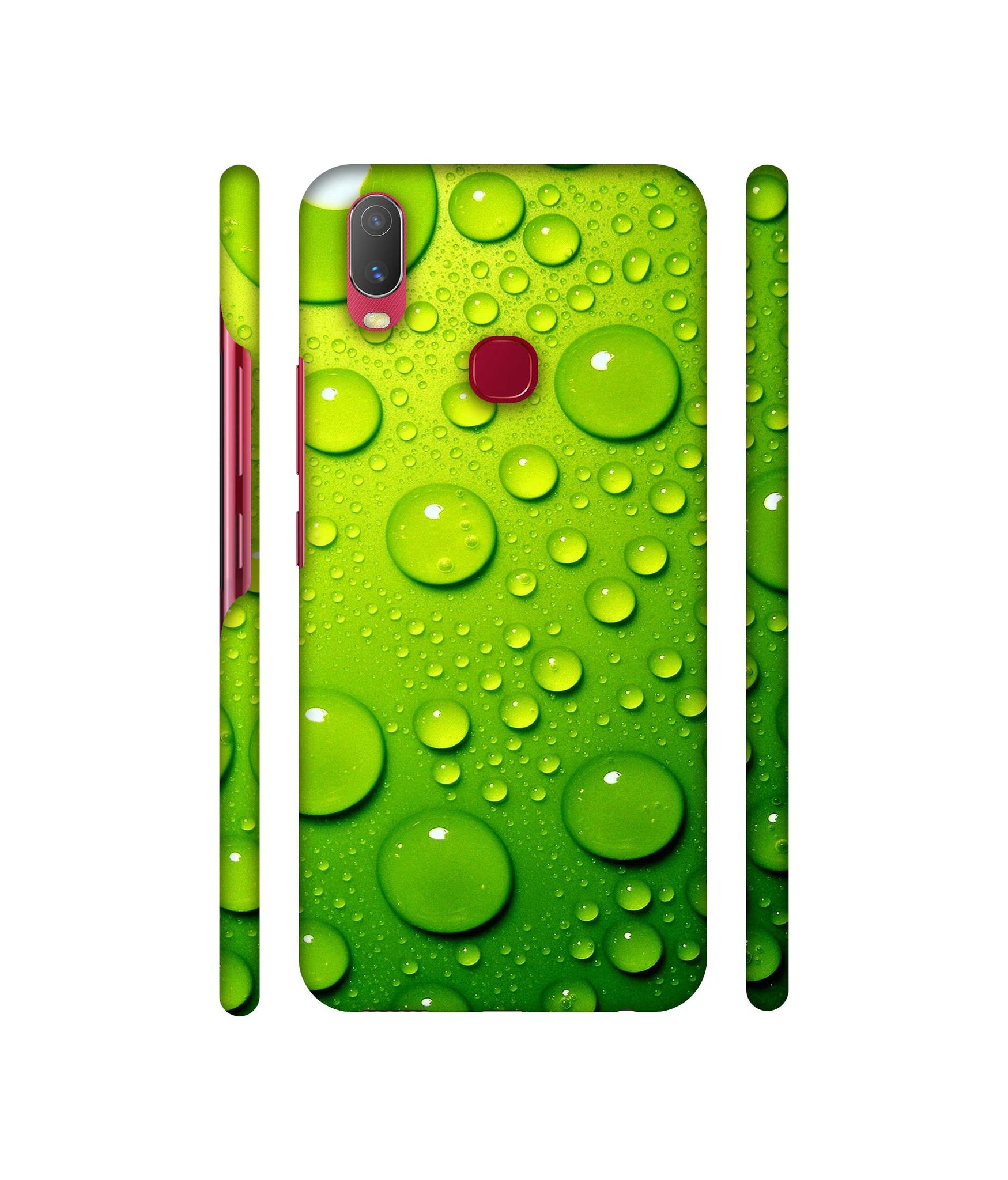 Green Bubbles Designer Hard Back Cover for Vivo Y11 4G