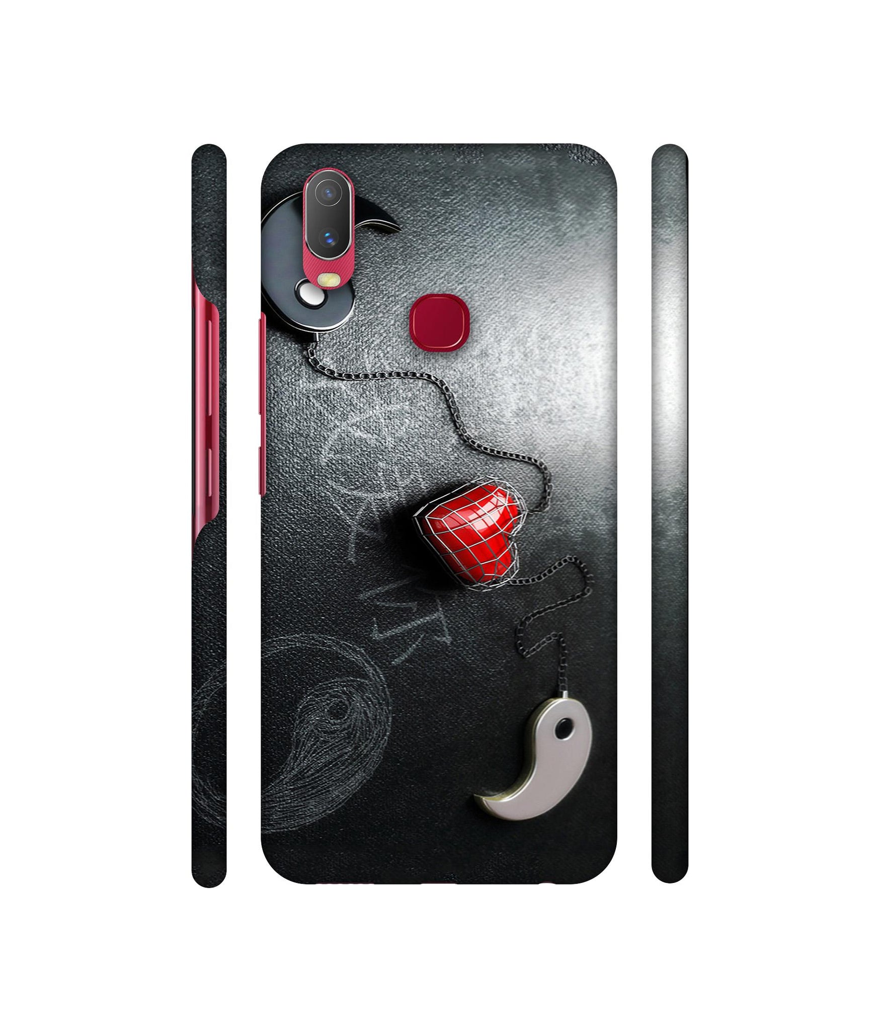 Chinnese Yin and Yang Designer Hard Back Cover for Vivo Y11 4G