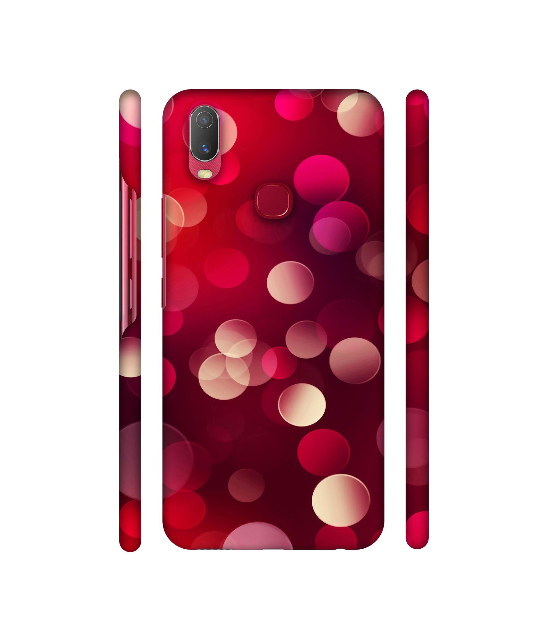 3D Circles Designer Hard Back Cover for Vivo Y11 4G