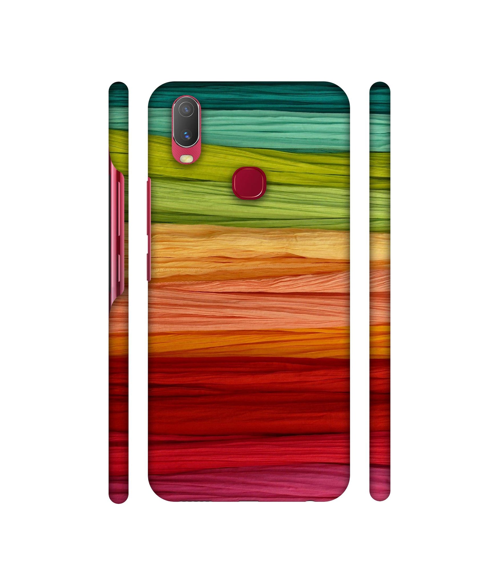 Colorful Thread Designer Hard Back Cover for Vivo Y11 4G
