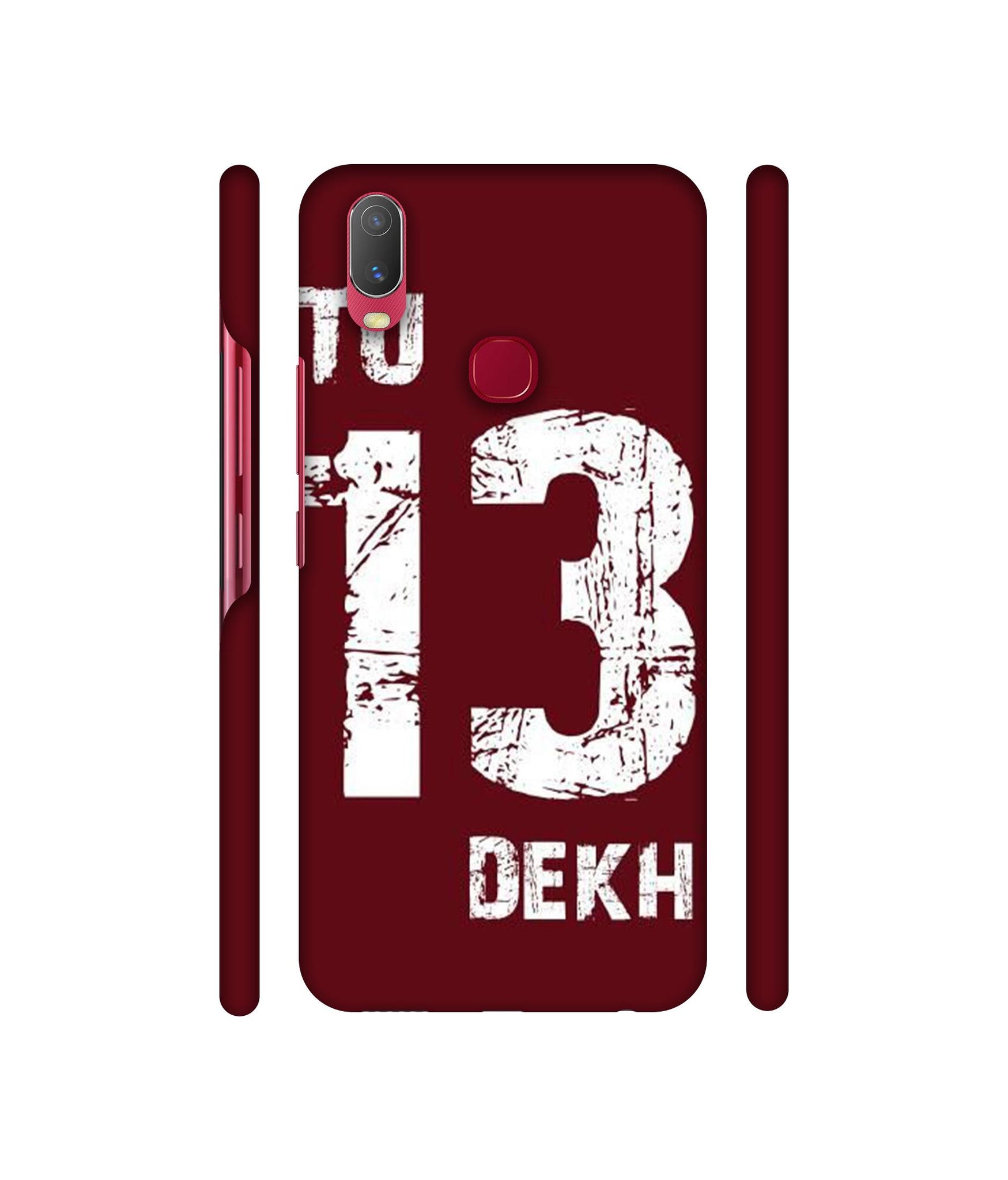 Tu 13 Dekh Designer Hard Back Cover for Vivo Y11 4G