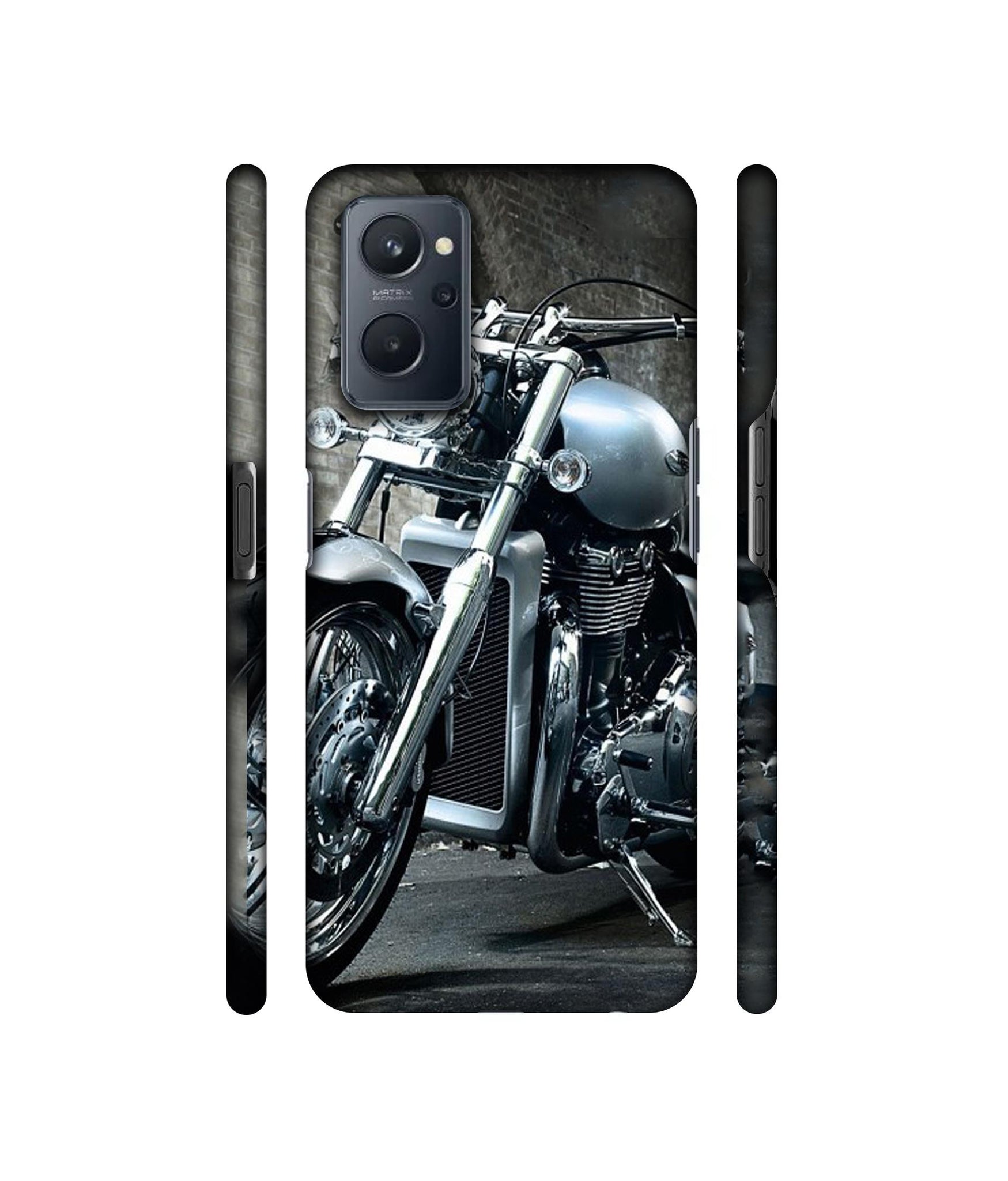 Motorcycle Designer Hard Back Cover for Realme 9i 4G