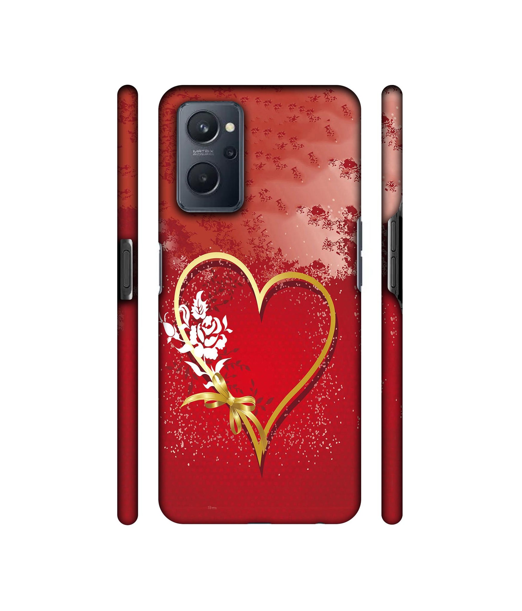 Love Rose Designer Hard Back Cover for Realme 9i 4G