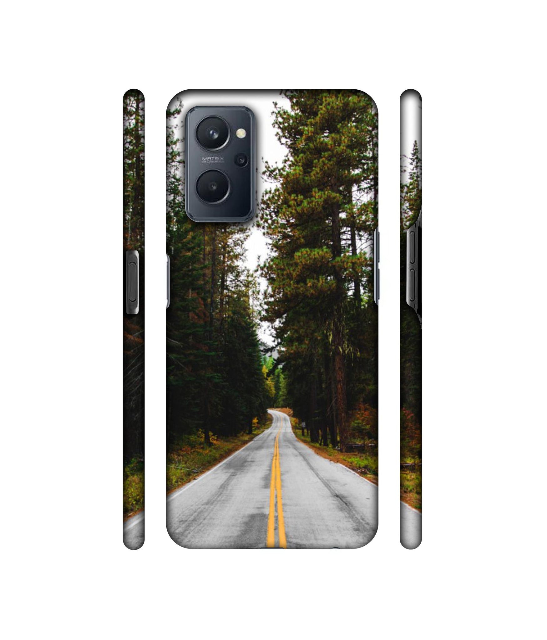 Road Photo Designer Hard Back Cover for Realme 9i 4G