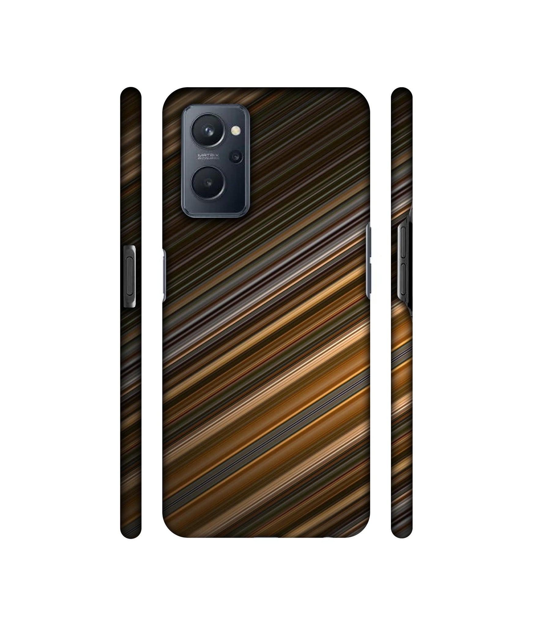 Stripes Designer Hard Back Cover for Realme 9i 4G
