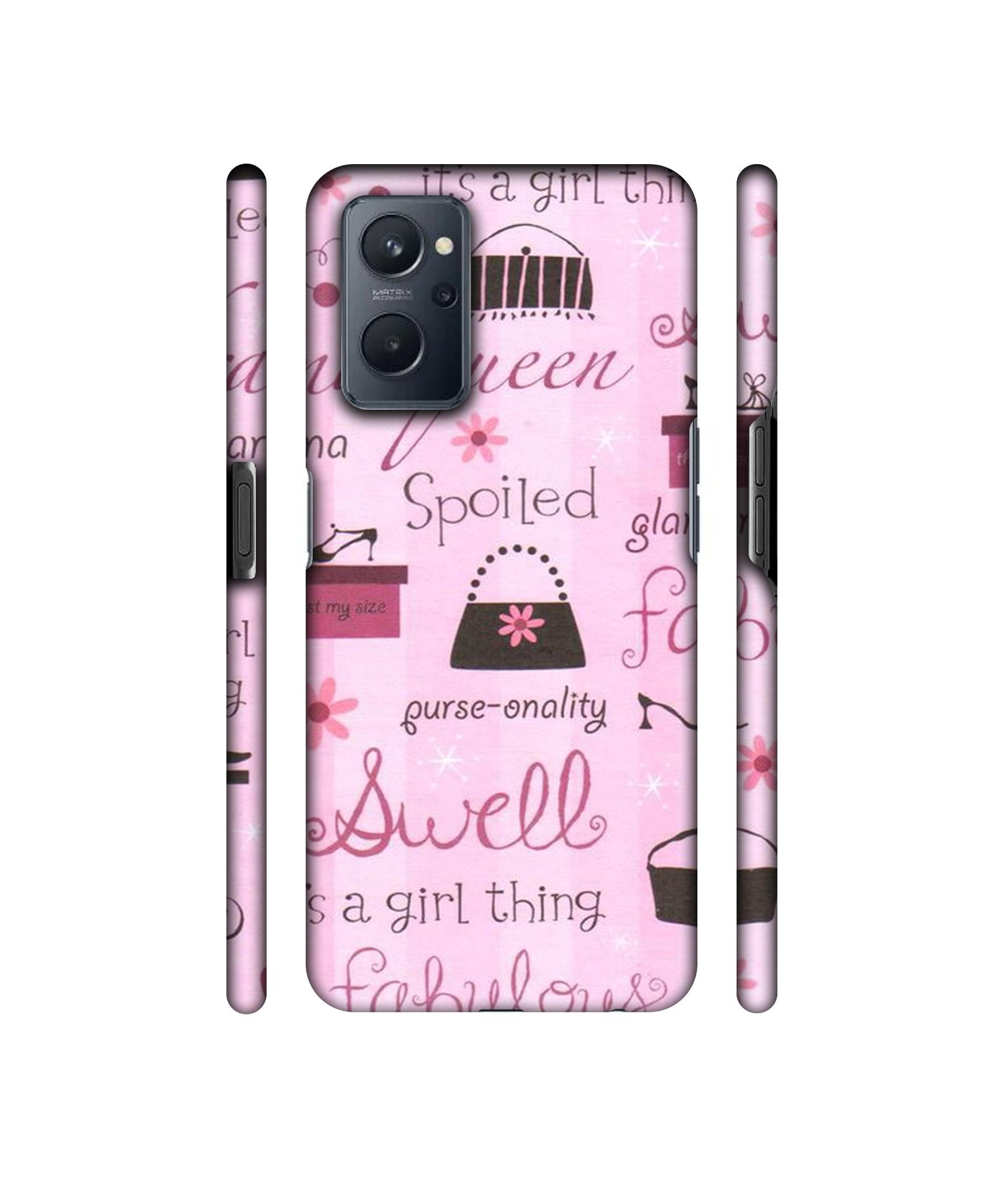 Its A Girl Thing Designer Hard Back Cover for Realme 9i 4G