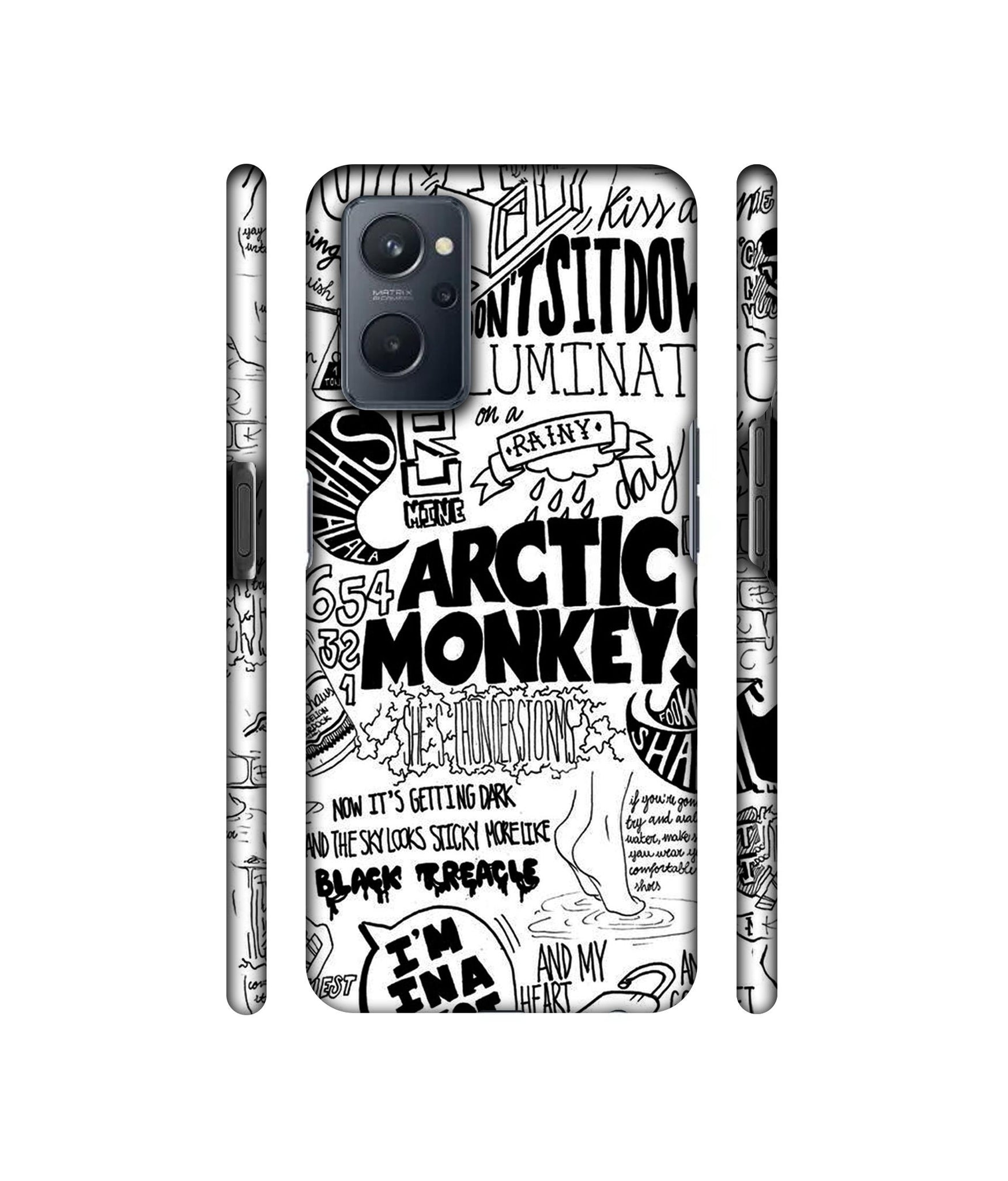Arctic Monkeys Pattern Designer Hard Back Cover for Realme 9i 4G