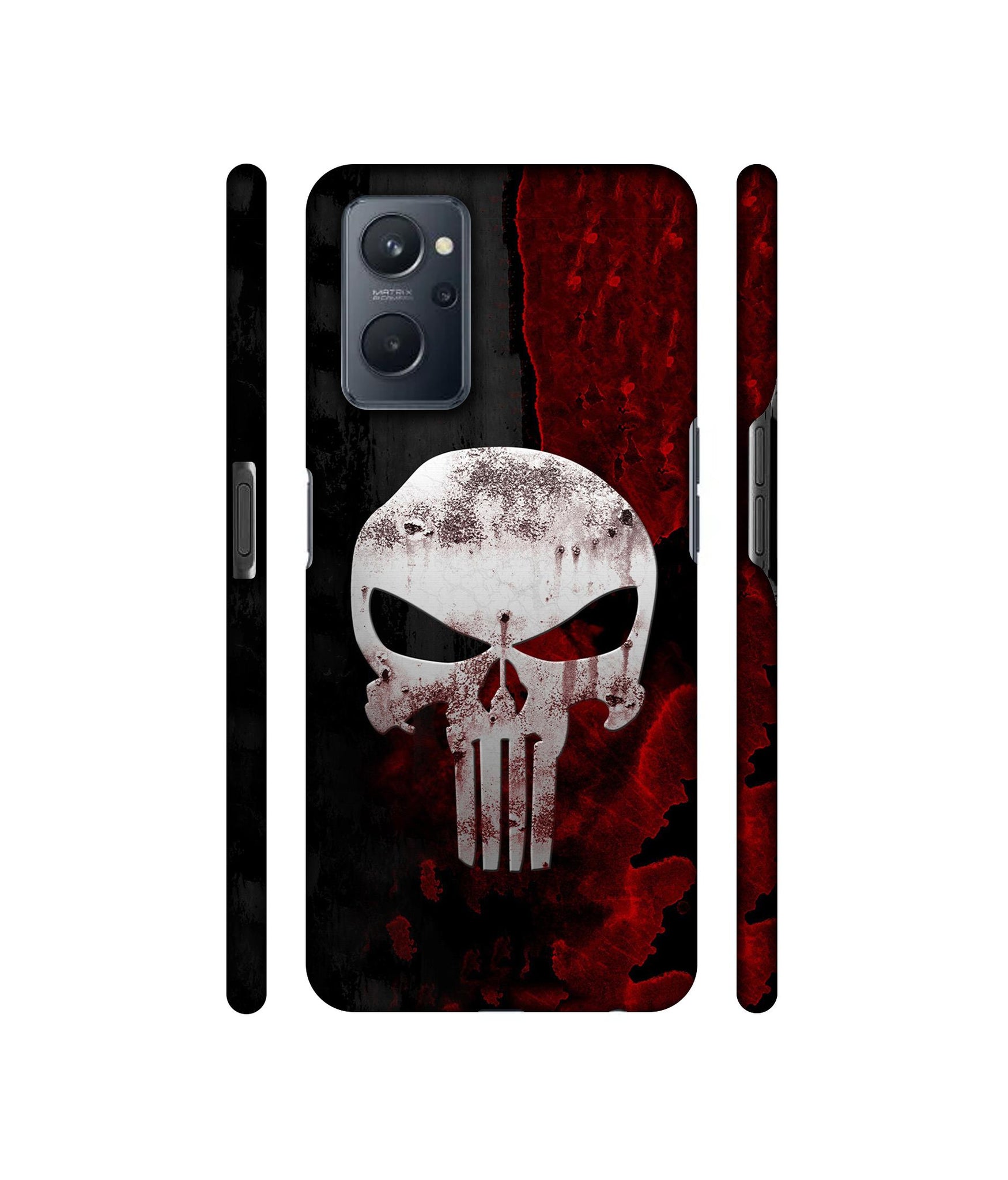 Punisher Skull Designer Hard Back Cover for Realme 9i 4G