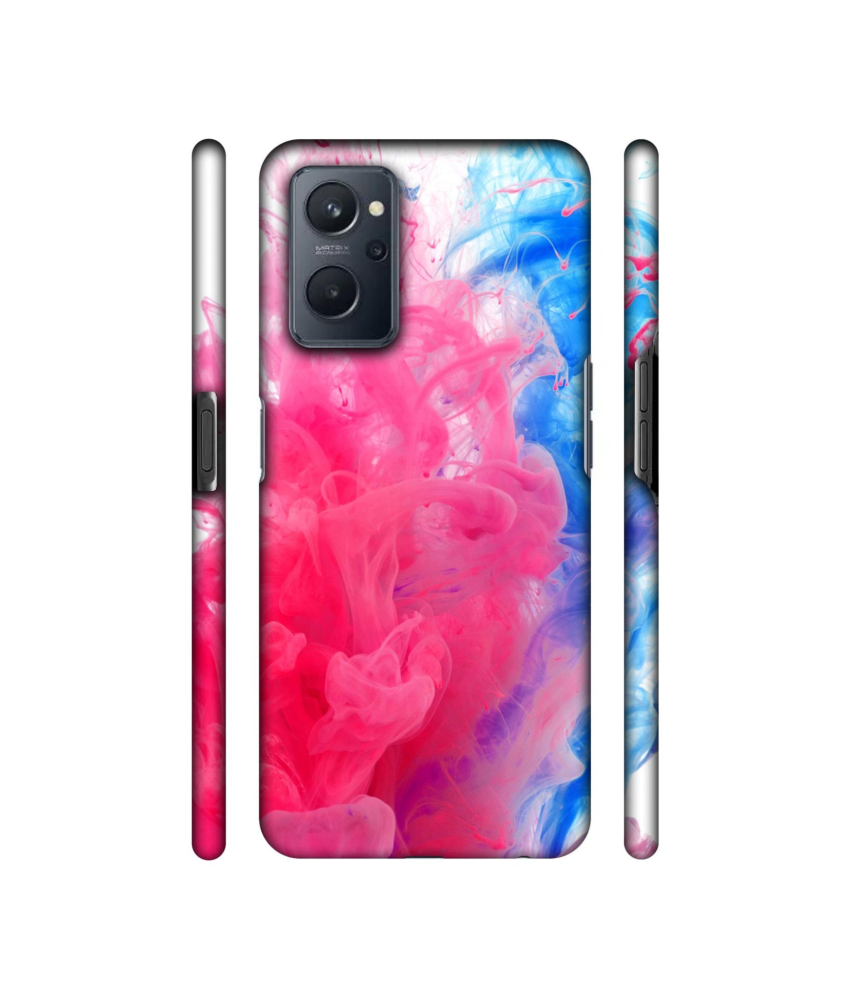 Fractal Paint Designer Hard Back Cover for Realme 9i 4G
