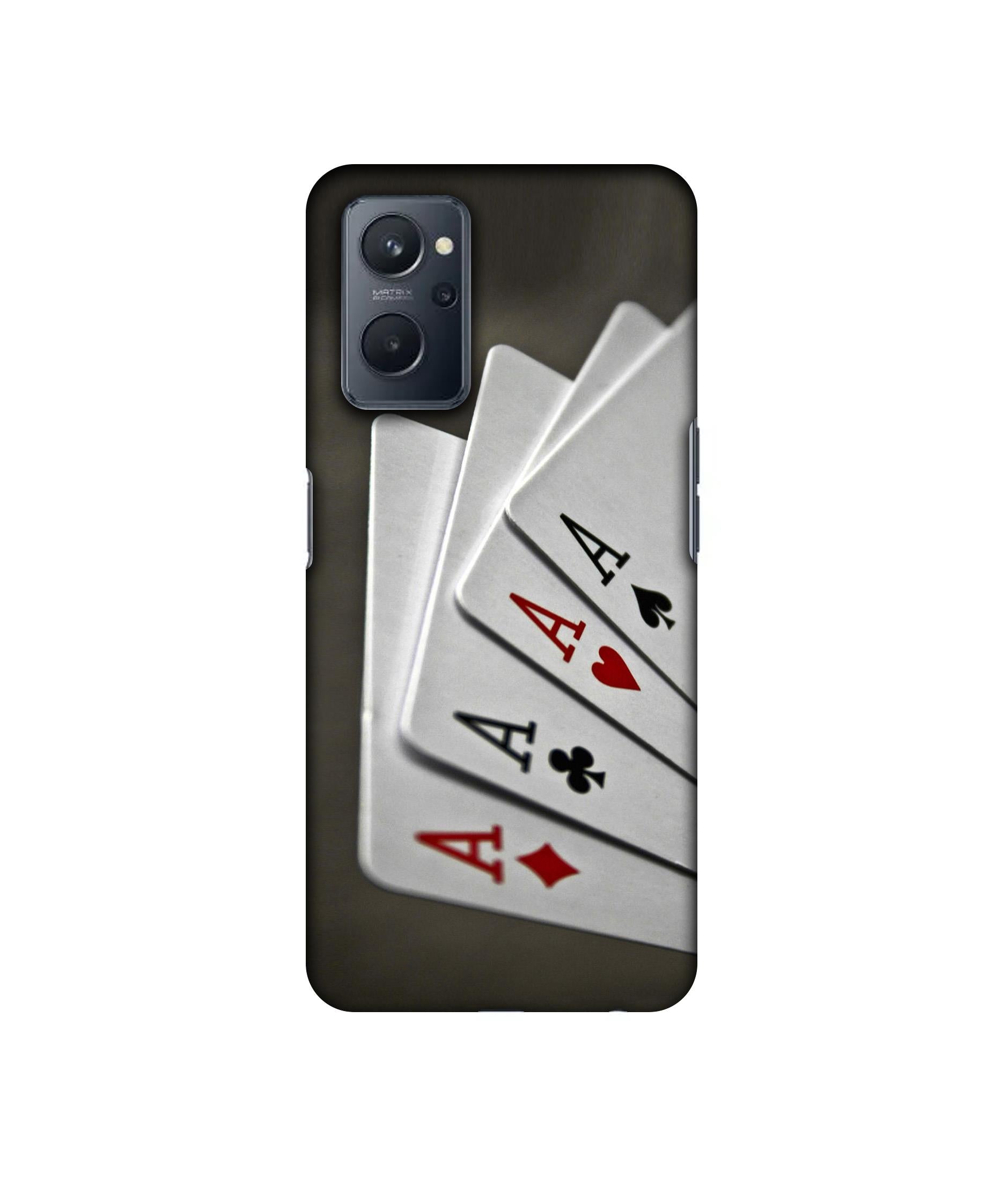 Ace Cards Designer Hard Back Cover for Realme 9i 4G