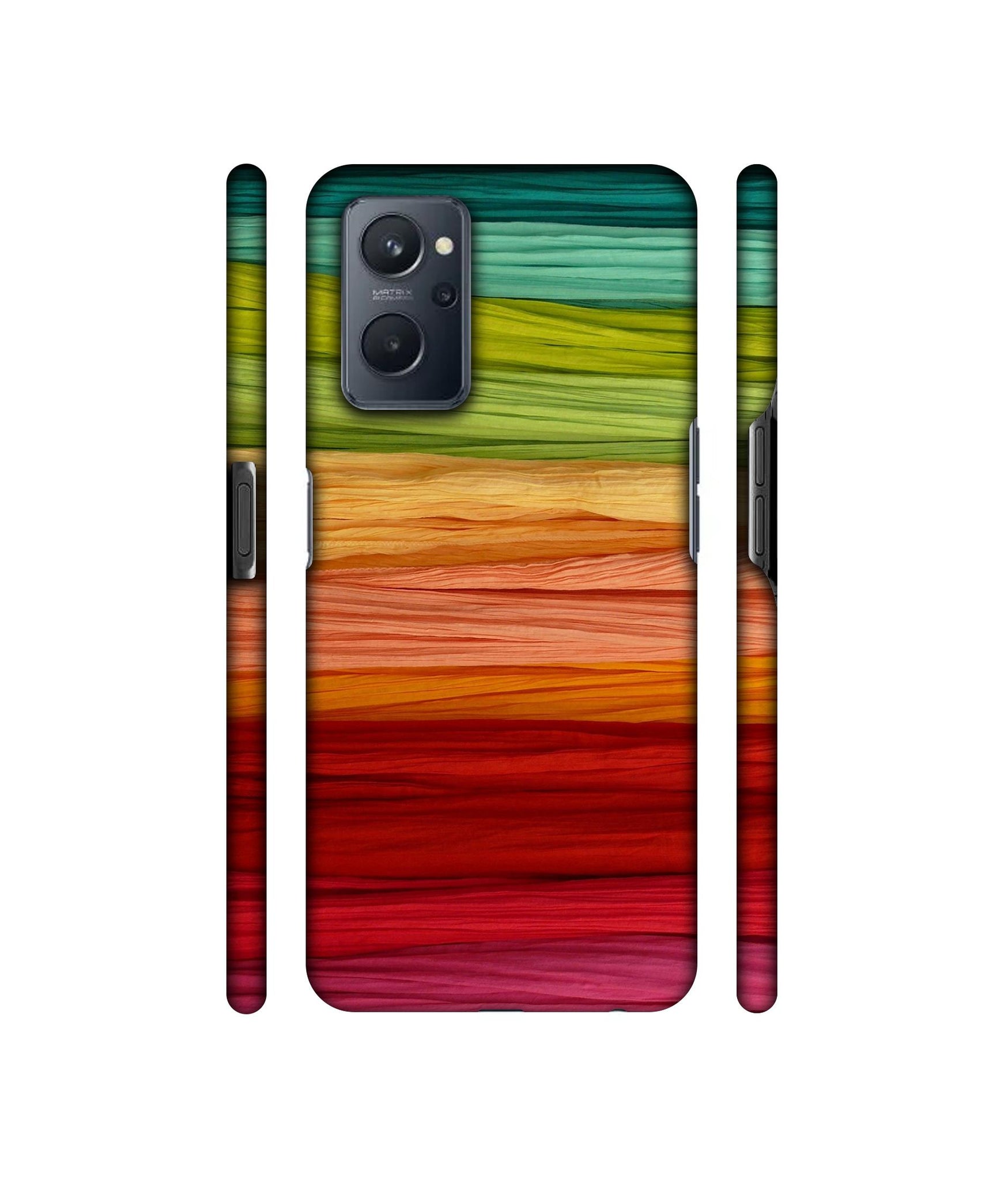 Colorful Thread Designer Hard Back Cover for Realme 9i 4G