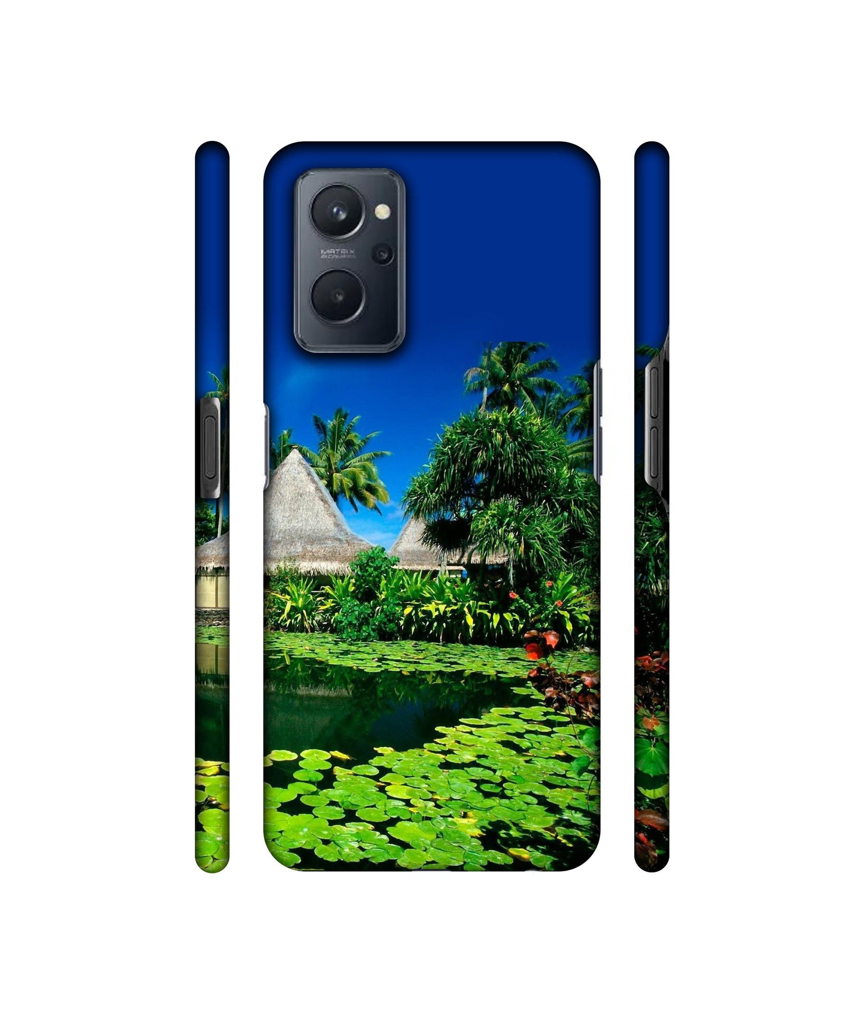 Tropics Water Designer Hard Back Cover for Realme 9i 4G