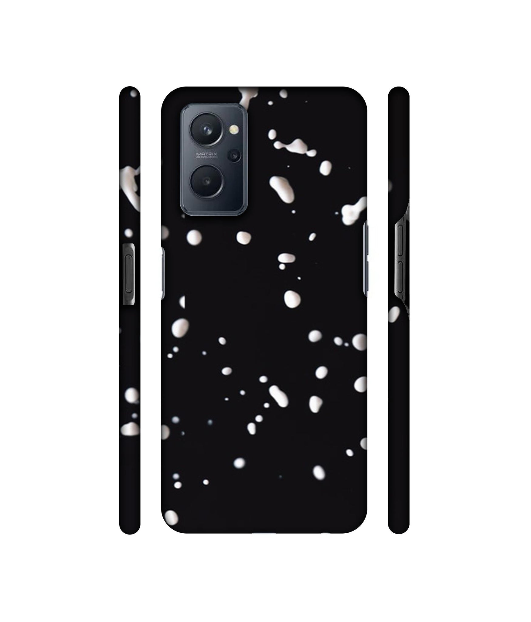 Milk Splash Designer Hard Back Cover for Realme 9i 4G