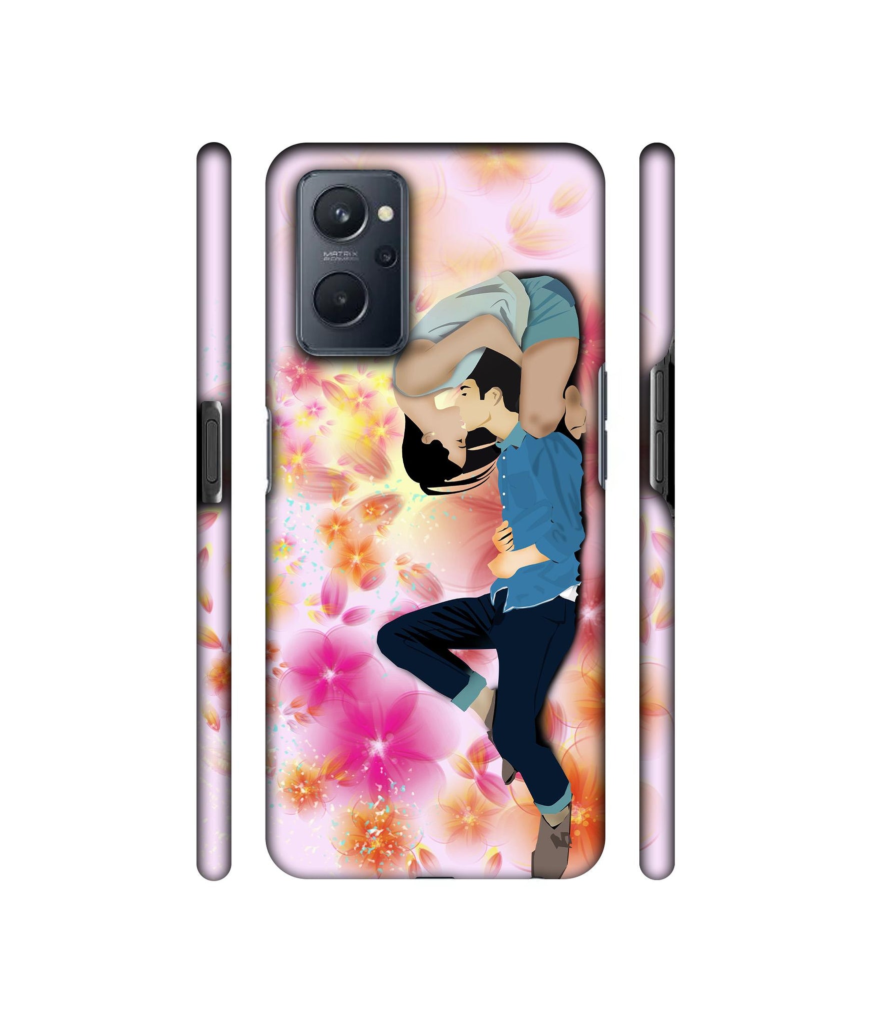 Couple Love Designer Hard Back Cover for Realme 9i 4G