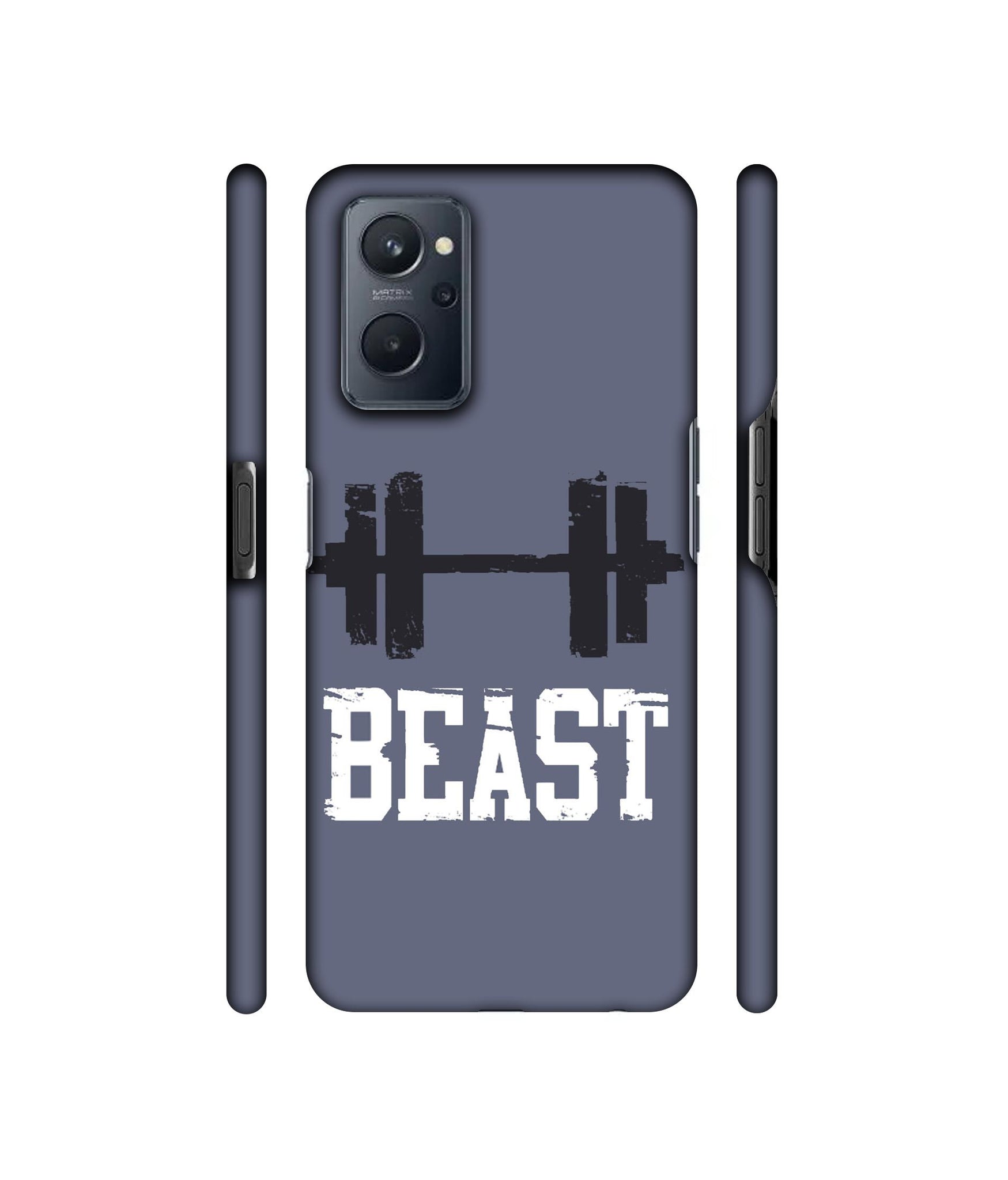 Beast Gym Designer Hard Back Cover for Realme 9i 4G
