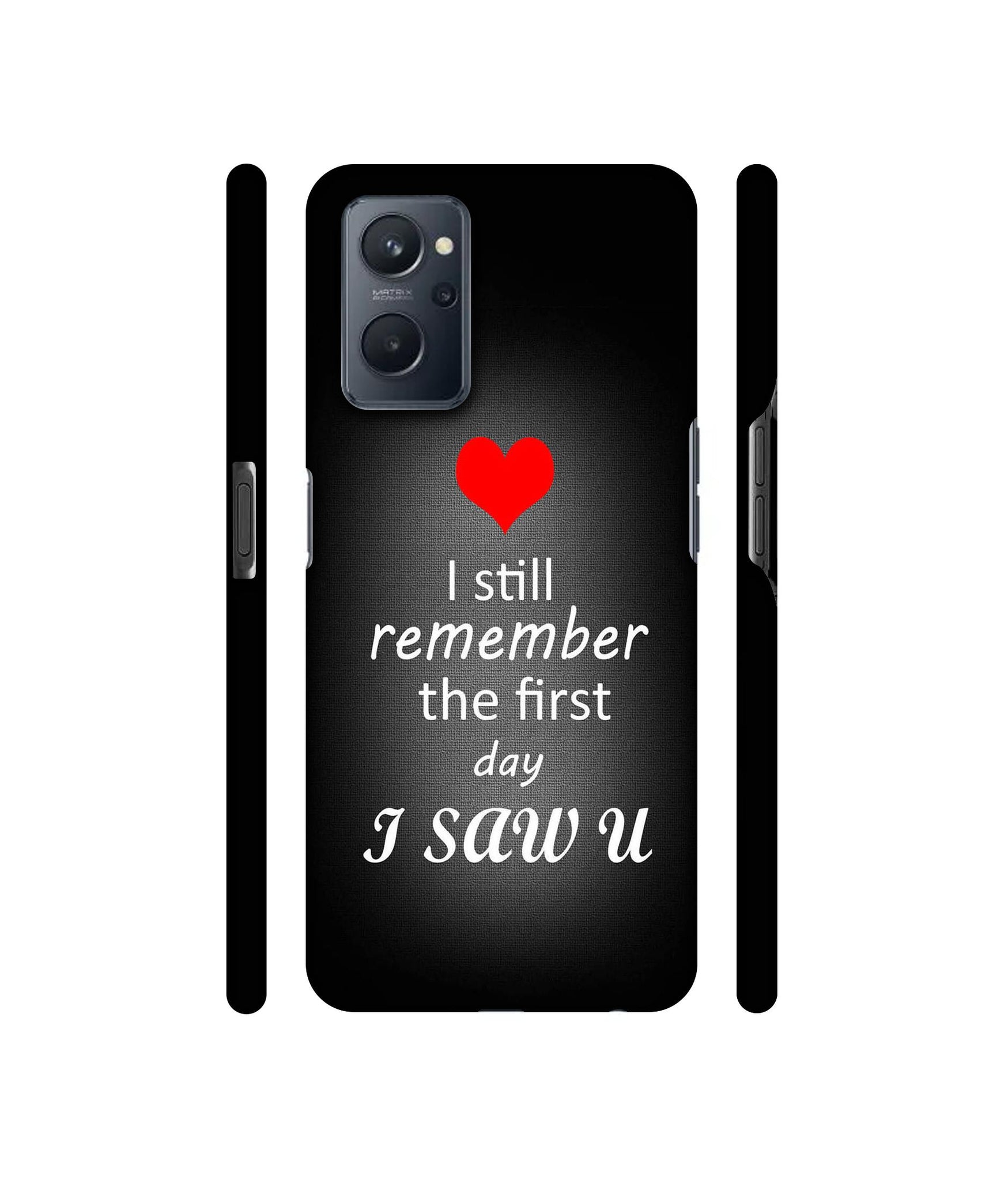 I Saw You Heart Designer Hard Back Cover for Realme 9i 4G
