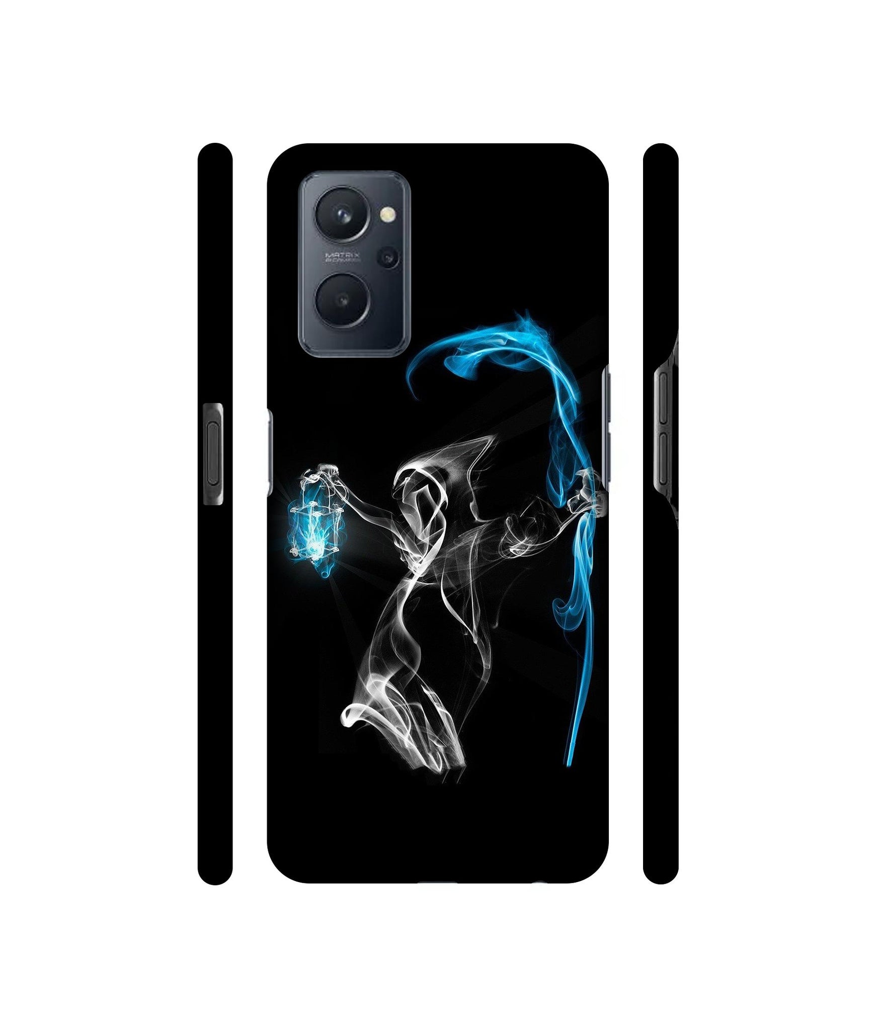 3D Skull Designer Hard Back Cover for Realme 9i 4G