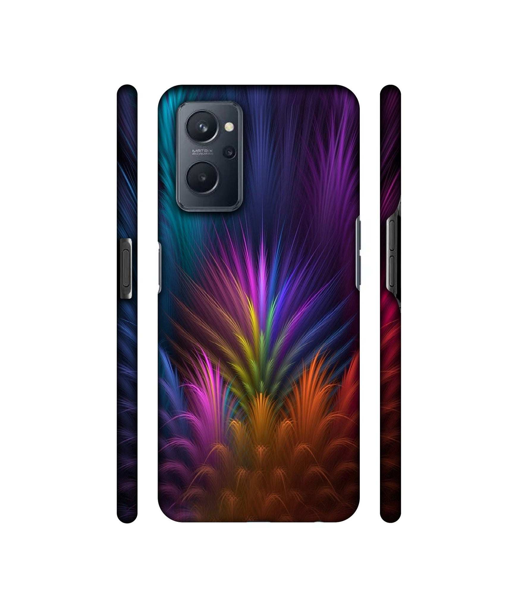Multicoloured Designer Hard Back Cover for Realme 9i 4G