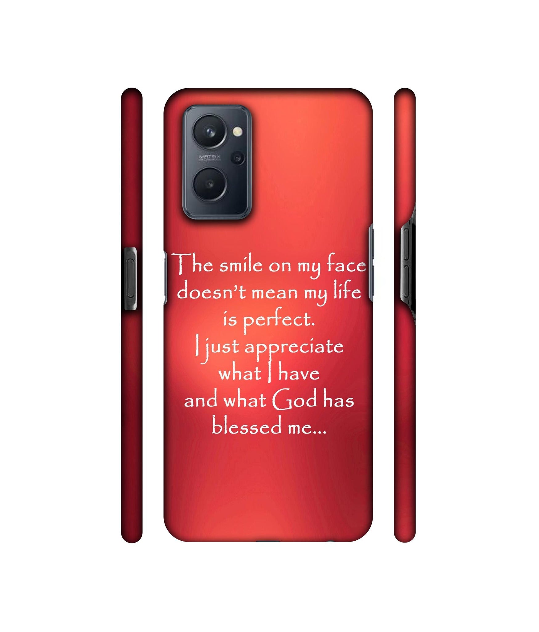 Quotes On Life Designer Hard Back Cover for Realme 9i 4G