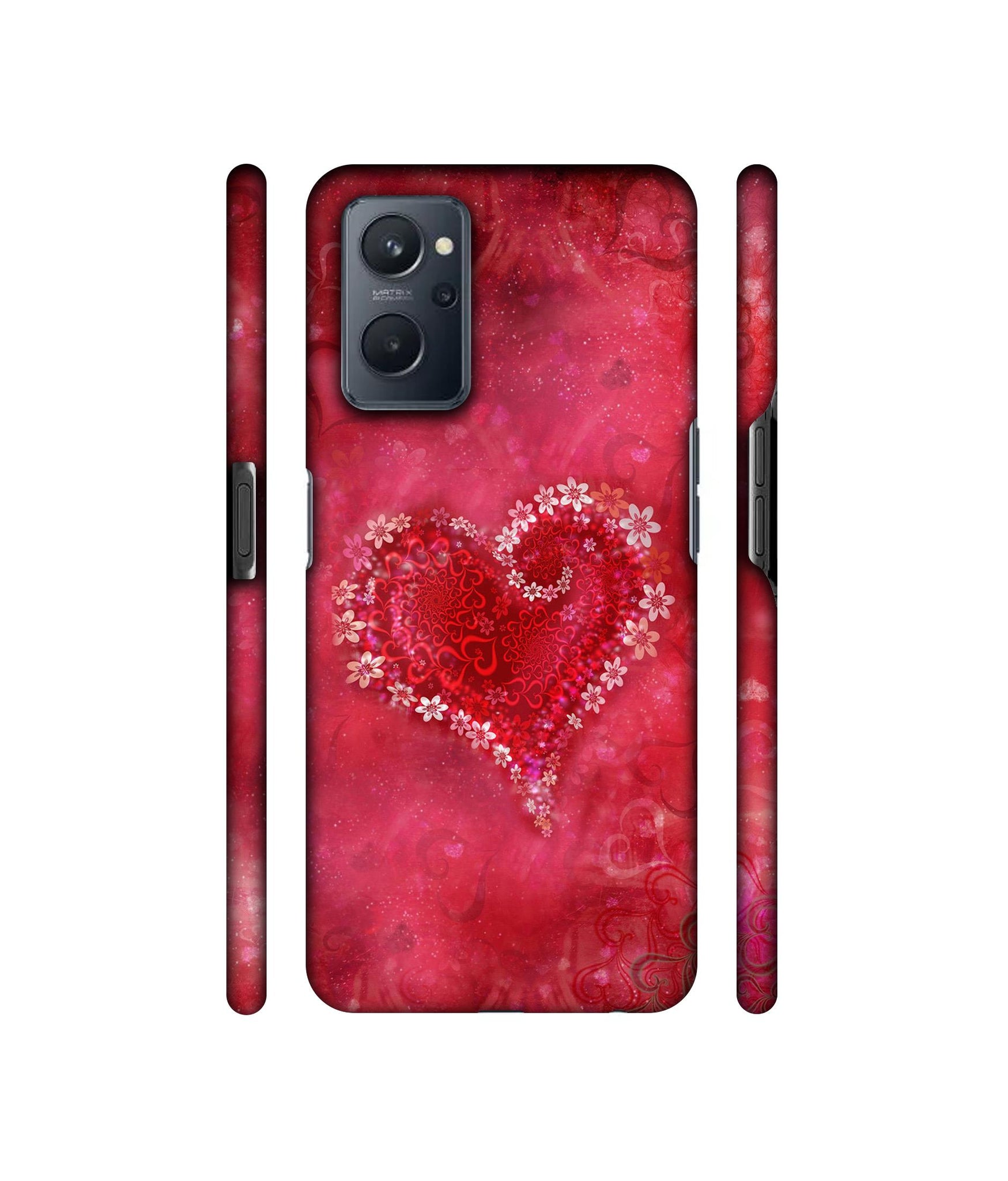 Heart Designer Hard Back Cover for Realme 9i 4G