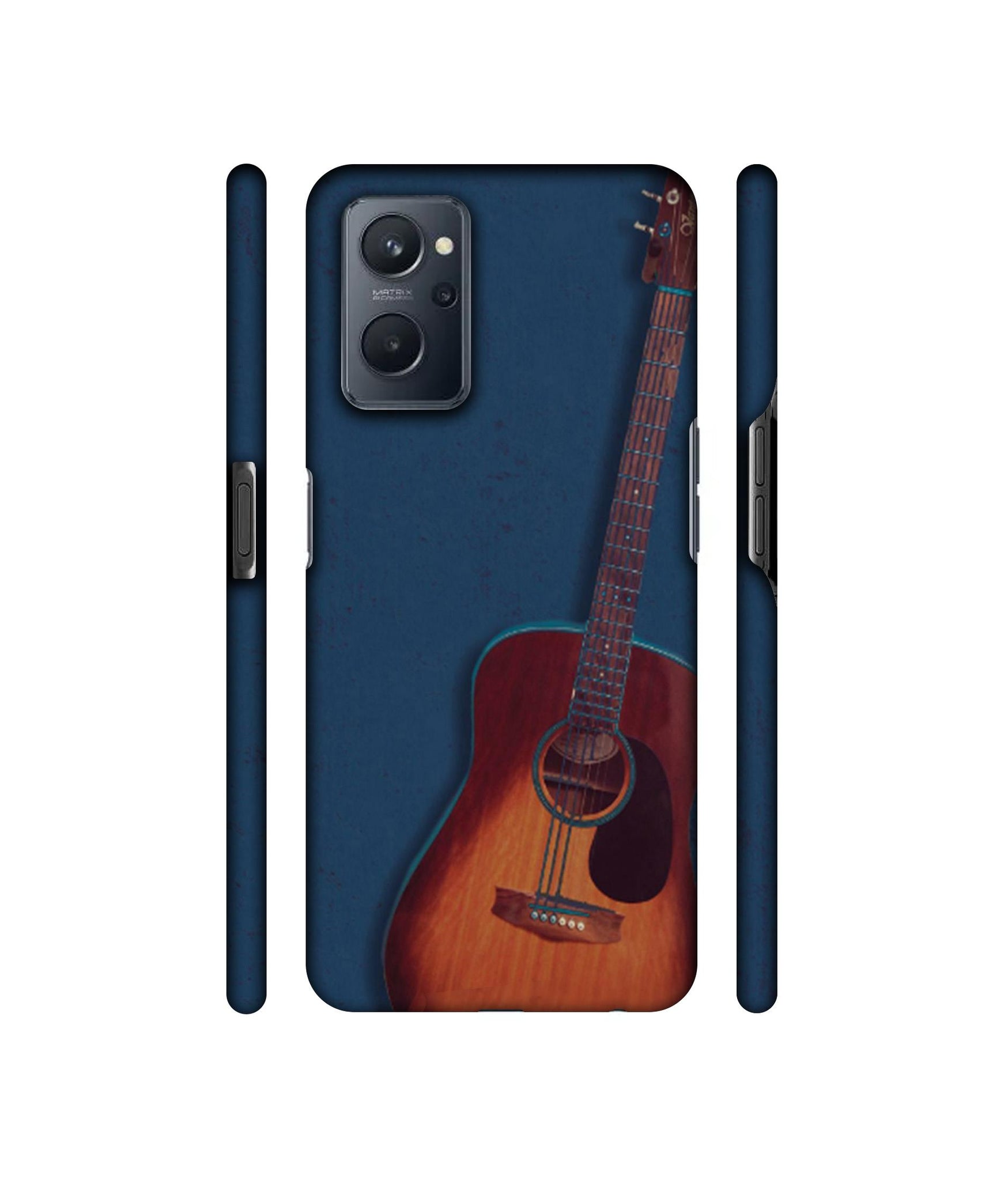 Guitar Designer Hard Back Cover for Realme 9i 4G