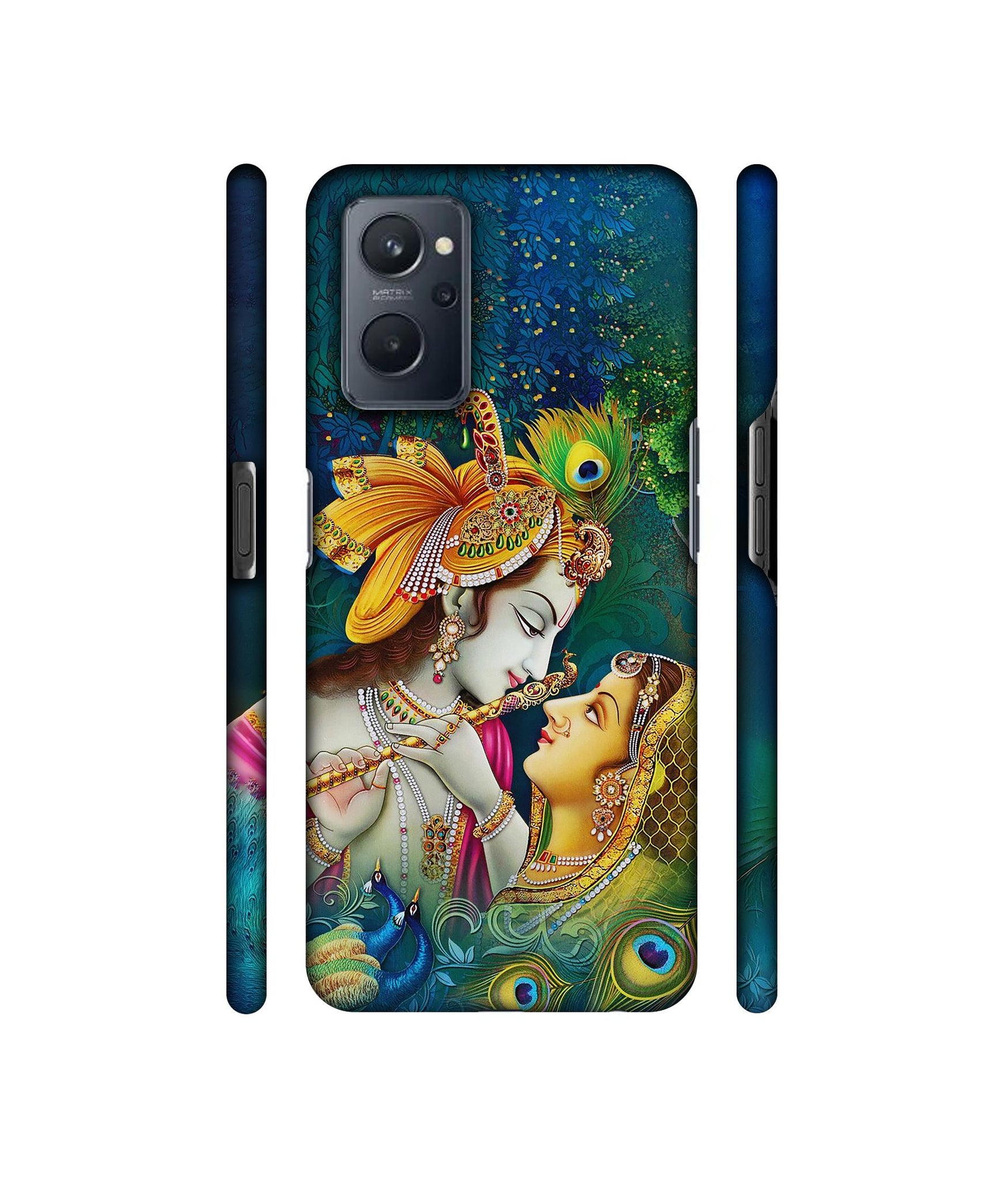 Radha Kishan Love Designer Hard Back Cover for Realme 9i 4G