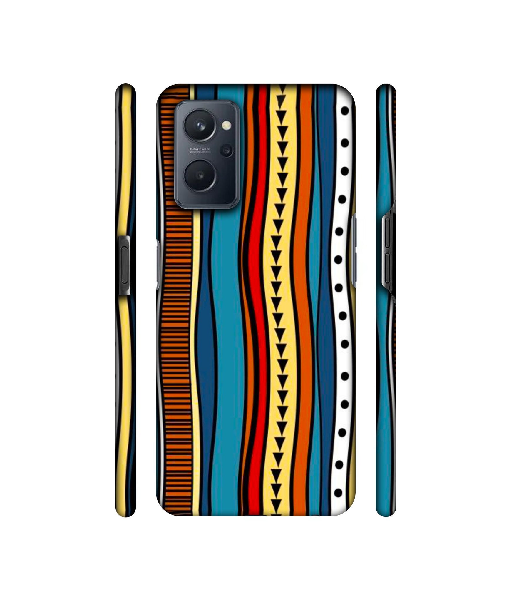 Rangoli Folk Art Designer Hard Back Cover for Realme 9i 4G