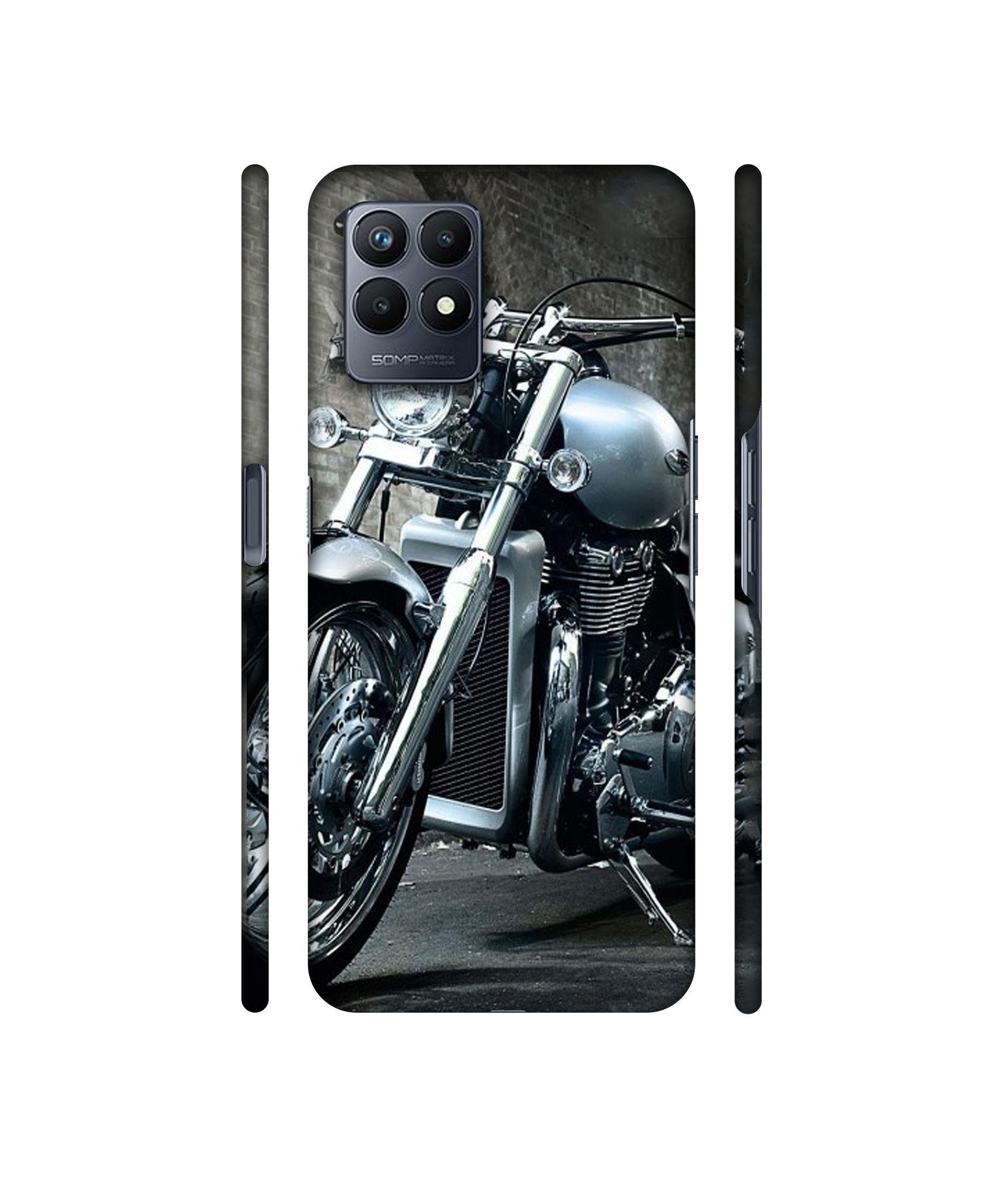 Motorcycle Designer Hard Back Cover for Realme Narzo 50