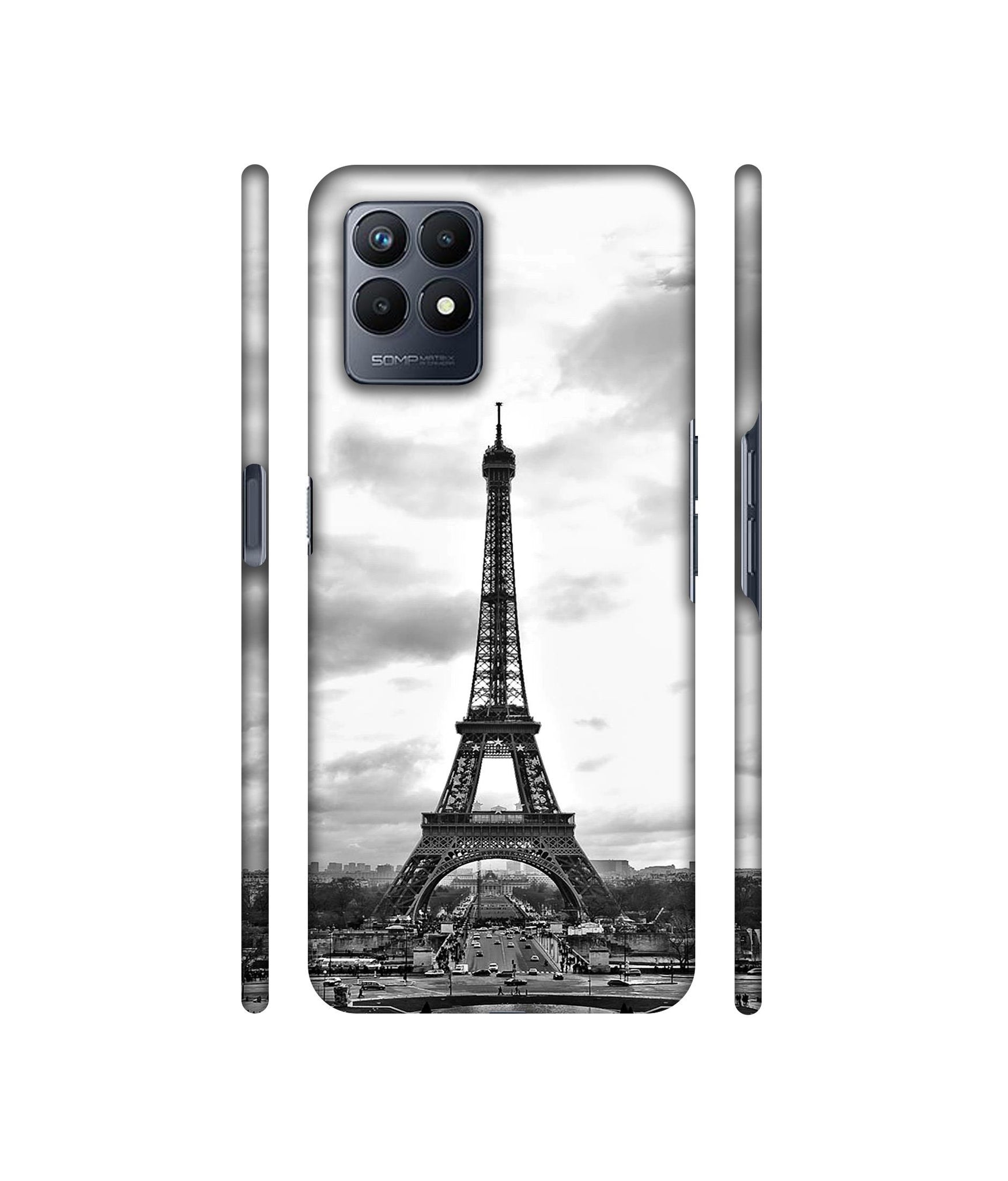 Eiffel Tower Designer Hard Back Cover for Realme Narzo 50